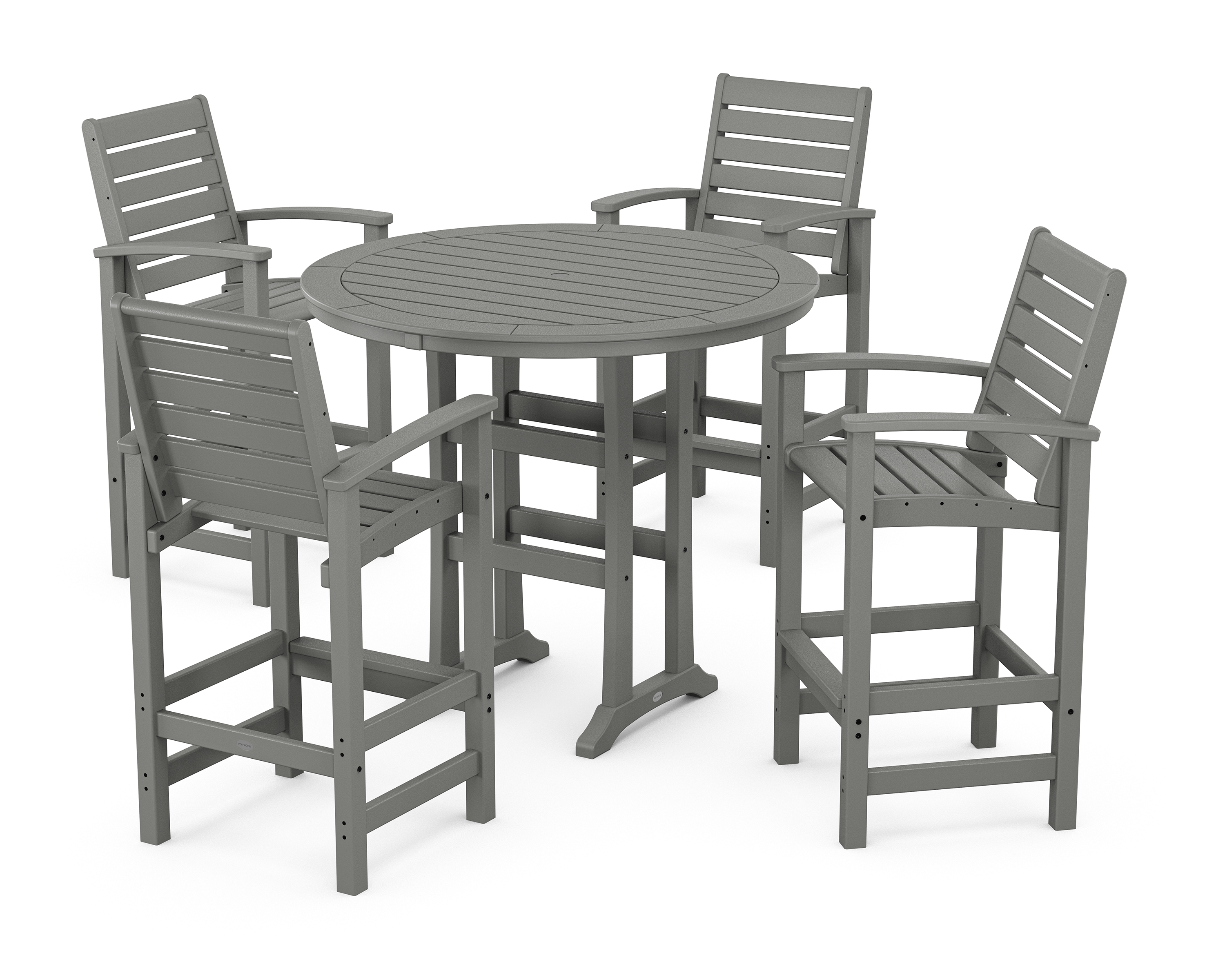POLYWOOD 5 Piece Signature Bar Dining Set