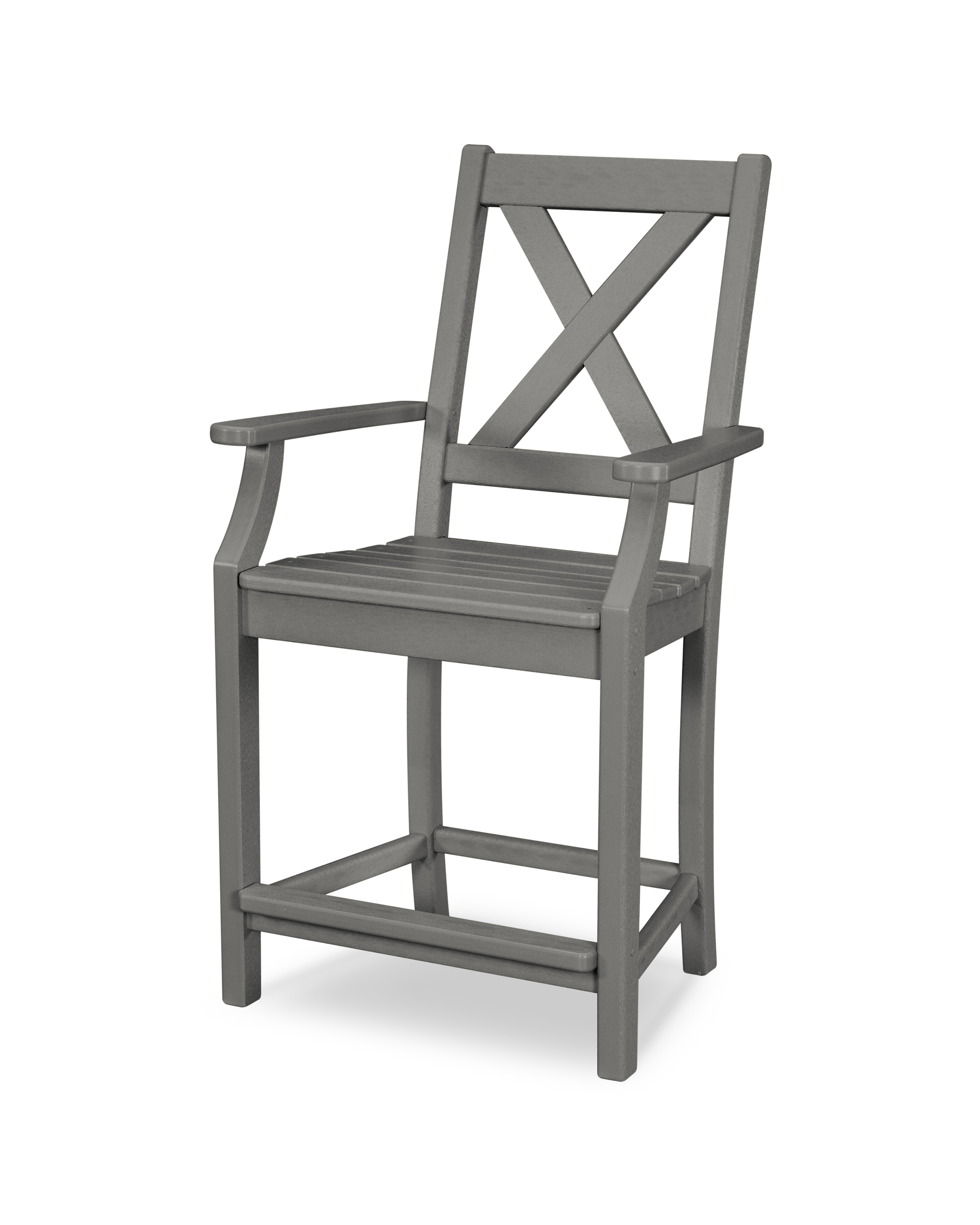 POLYWOOD Braxton Counter Arm Chair