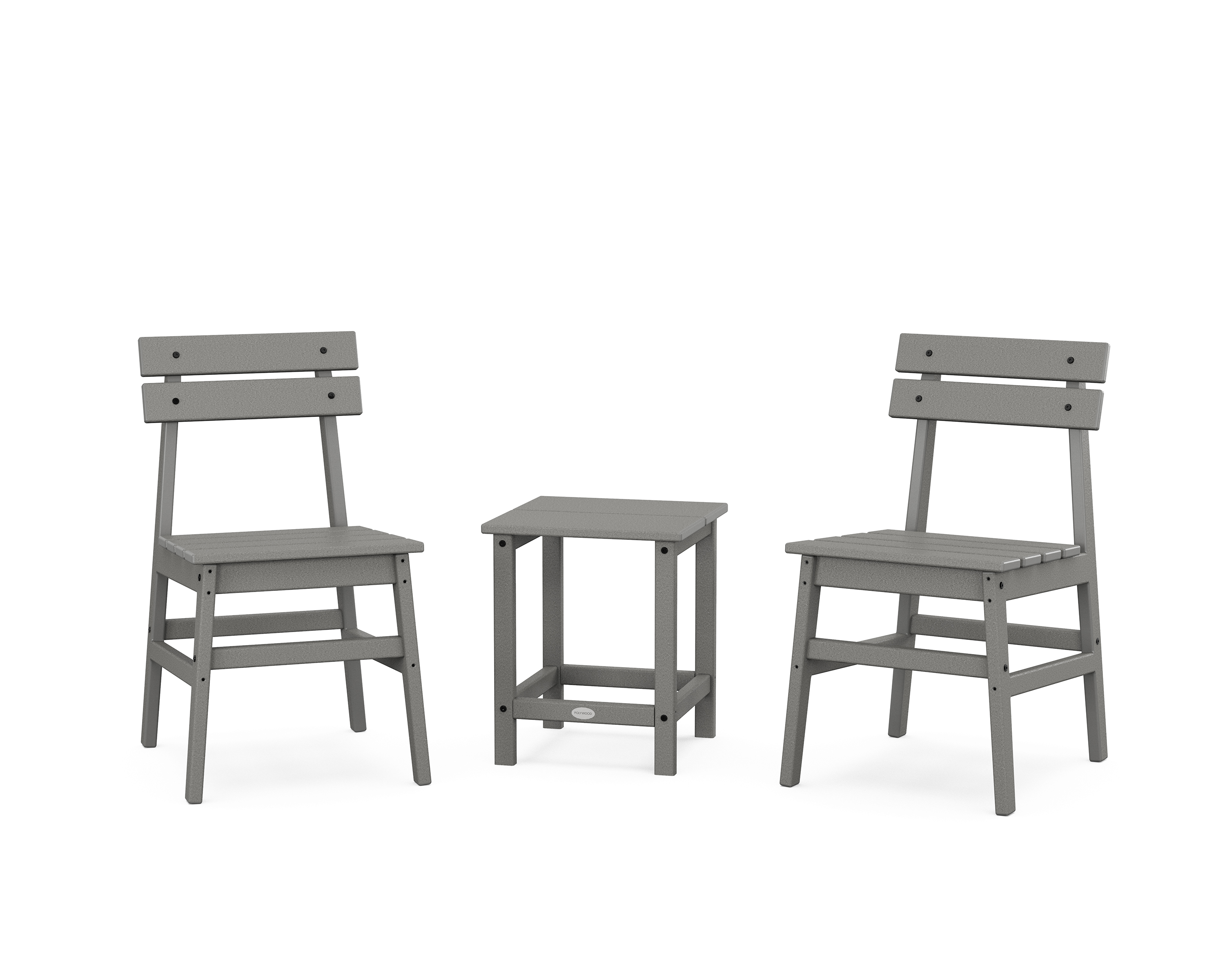 POLYWOOD Modern Studio Plaza Chair 3-Piece Seating Set