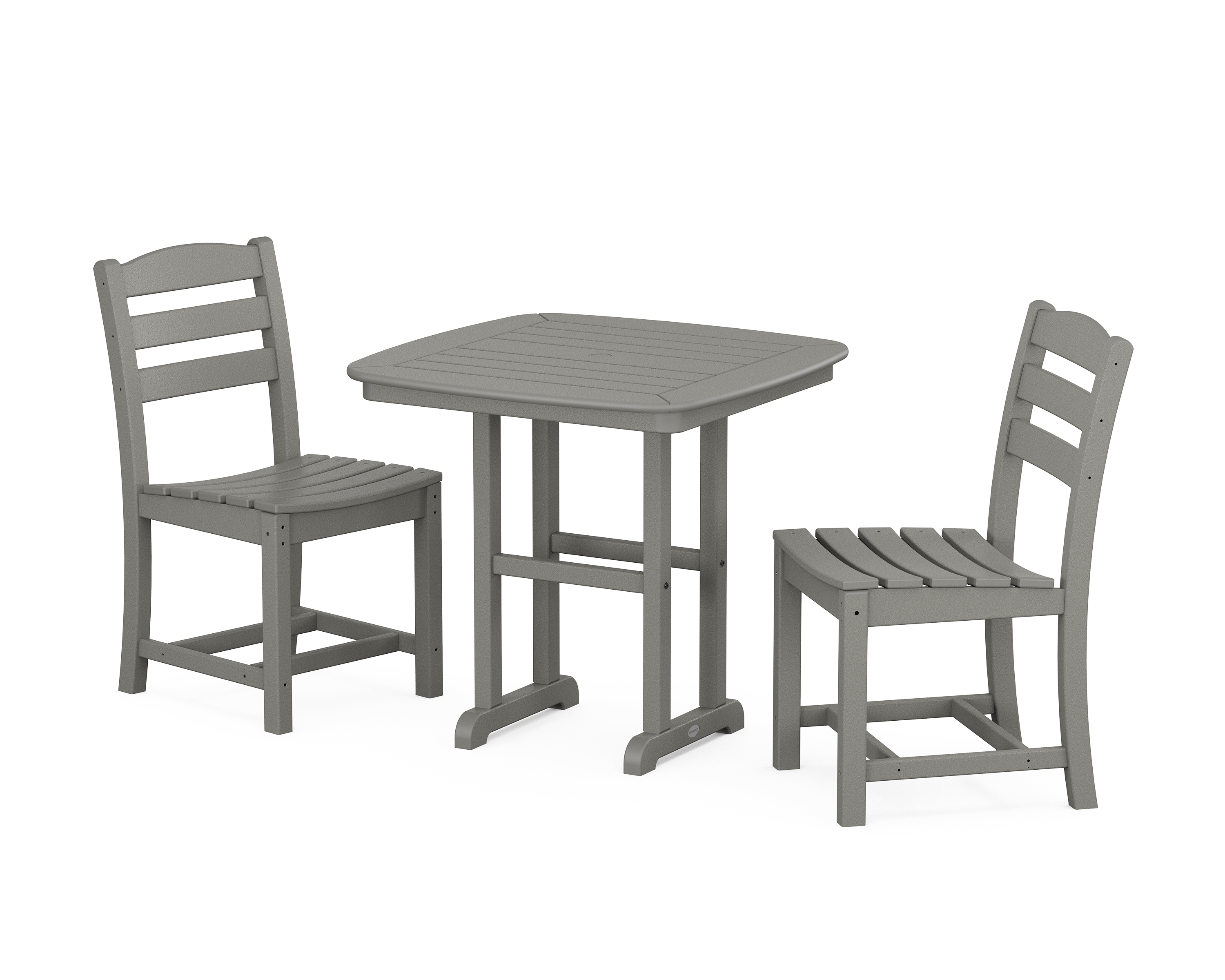 POLYWOOD La Casa Café Side Chair 3-Piece Dining Set