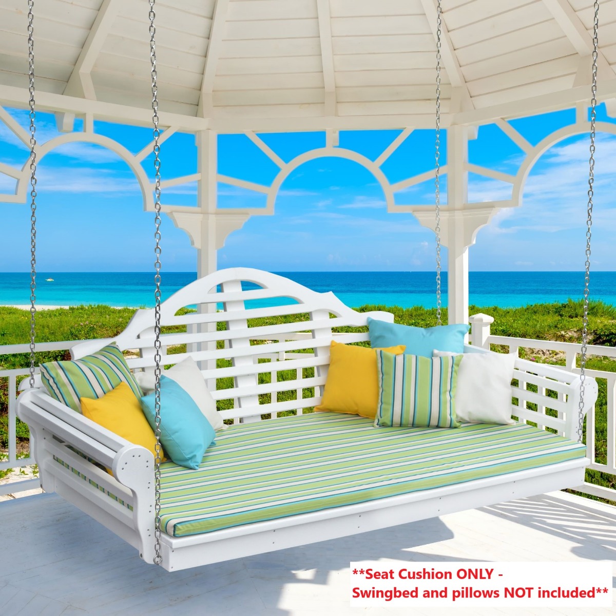 A&L Furniture 75 in Swing Bed Cushion (2 in Thick)