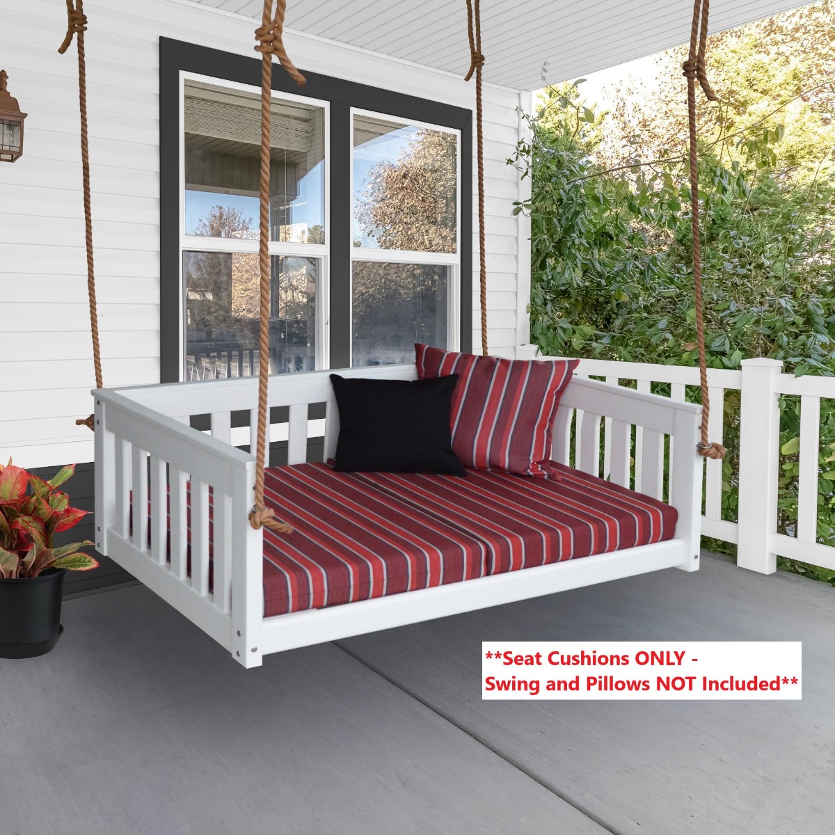 A&L Furniture 50 in Mission Deep Seating Cushion Set