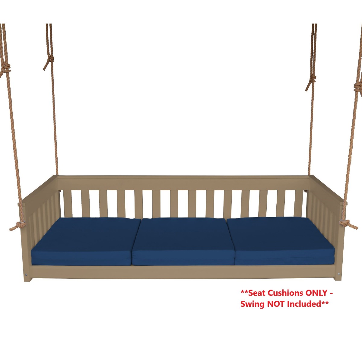 A&L Furniture 75 in Mission Deep Seating Cushion Set