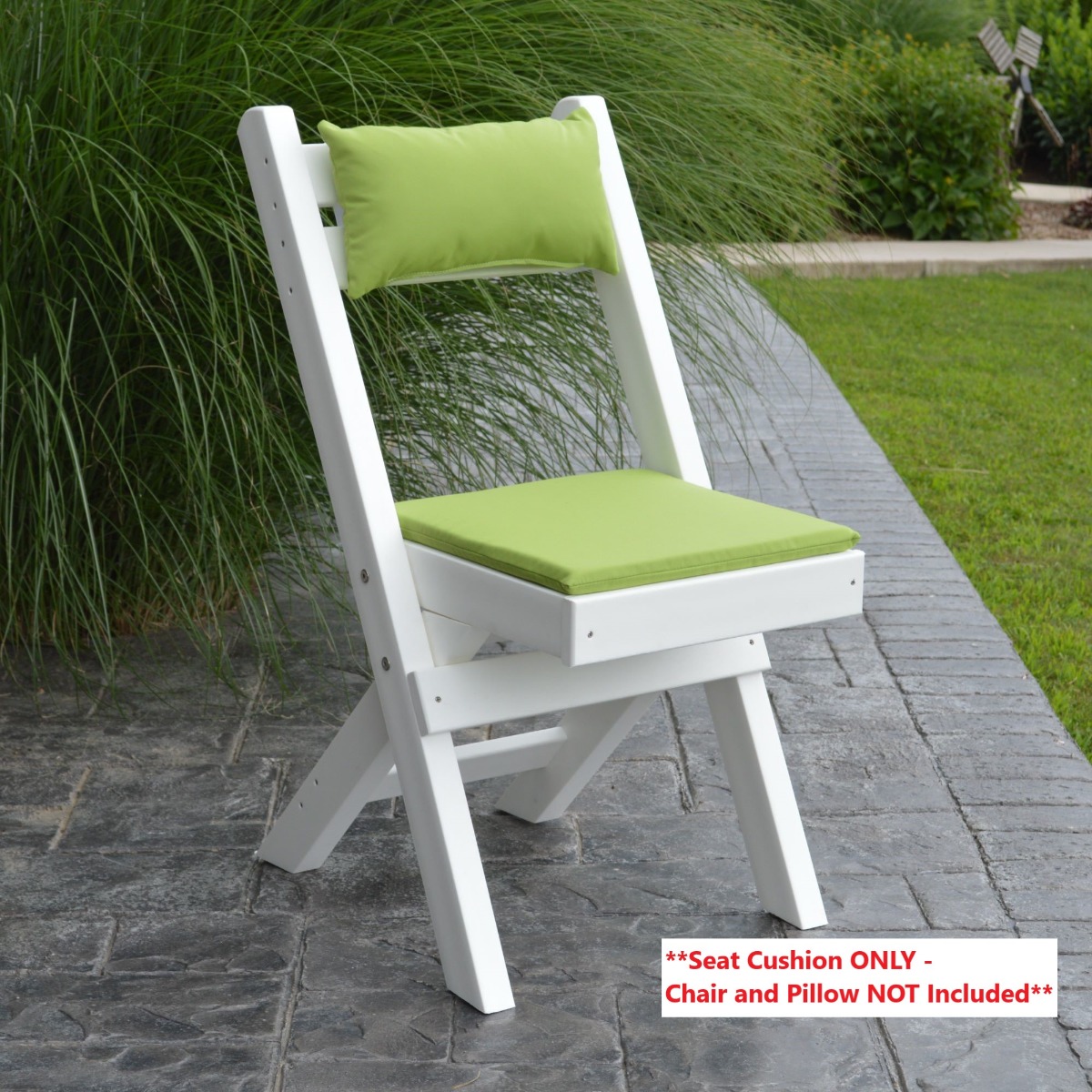 A&L Furniture Poly Bistro Chair Seat Cushion