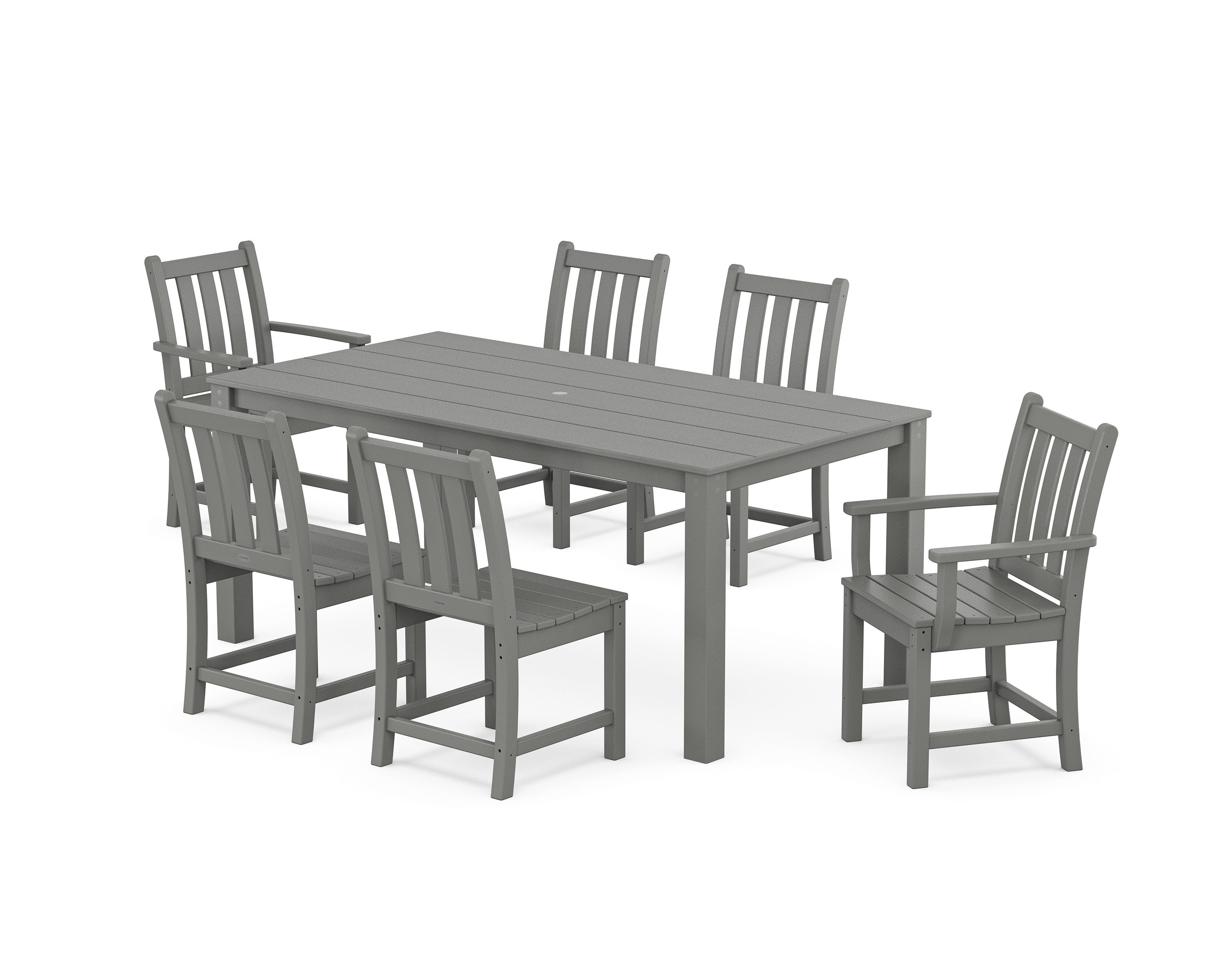POLYWOOD Traditional Garden 7-Piece Parsons Dining Set