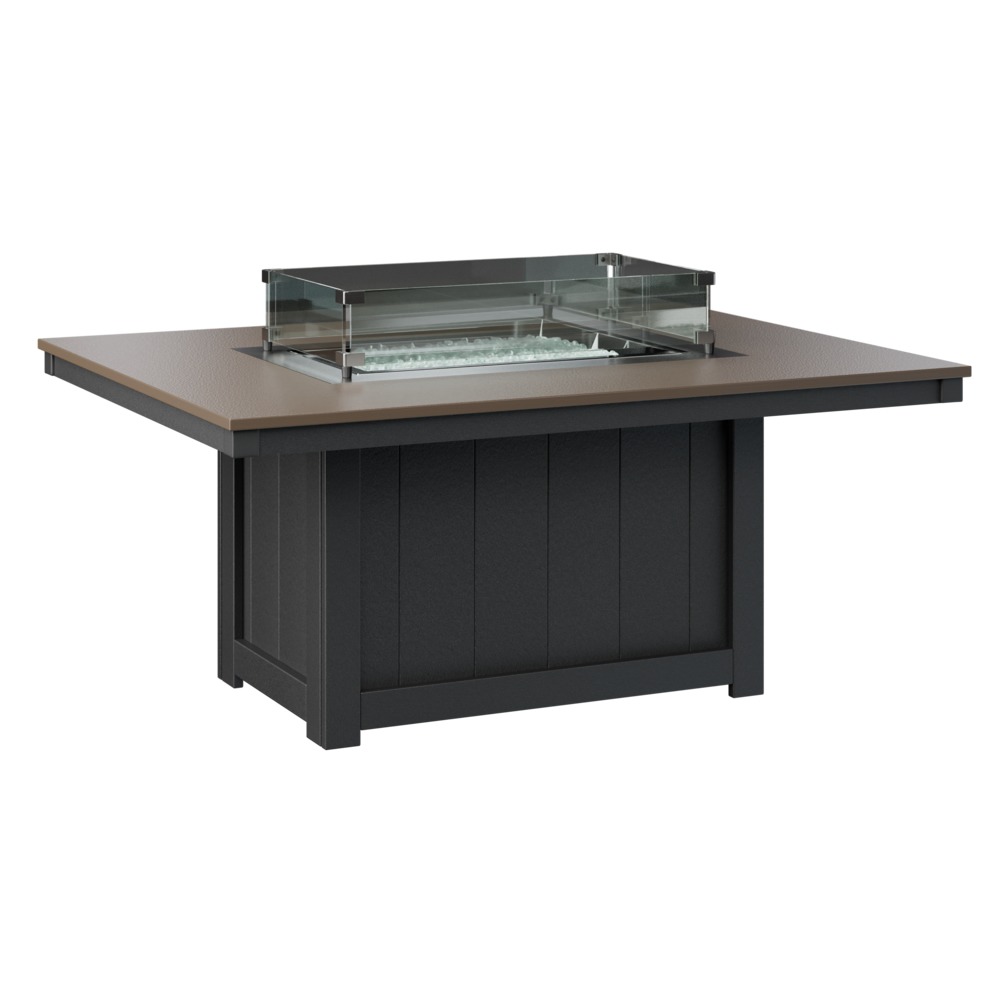 Berlin Gardens Donoma Hammered Finish 42 x 54 in Rectangle Fire Pit