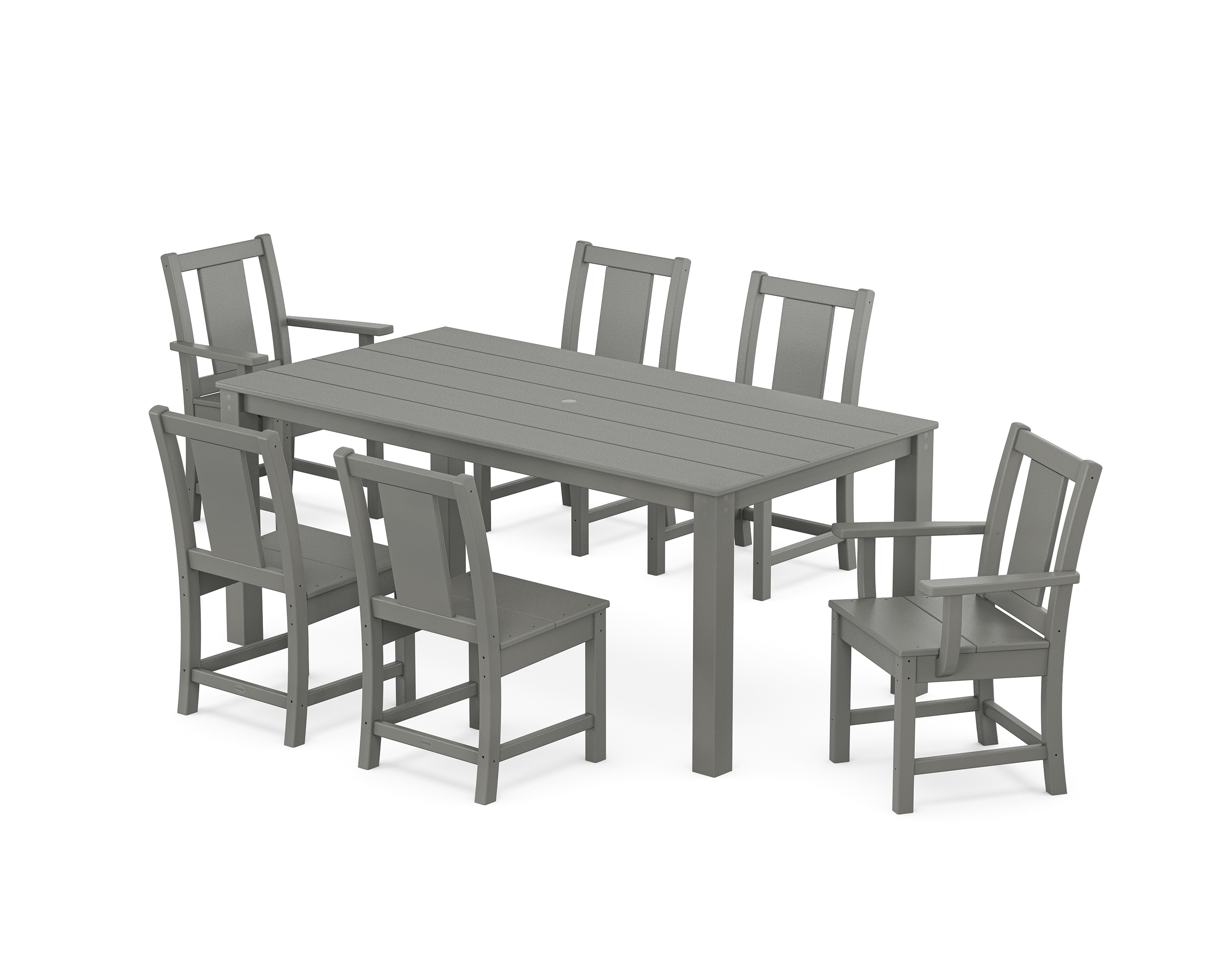 POLYWOOD Prairie 7-Piece Parsons Dining Set