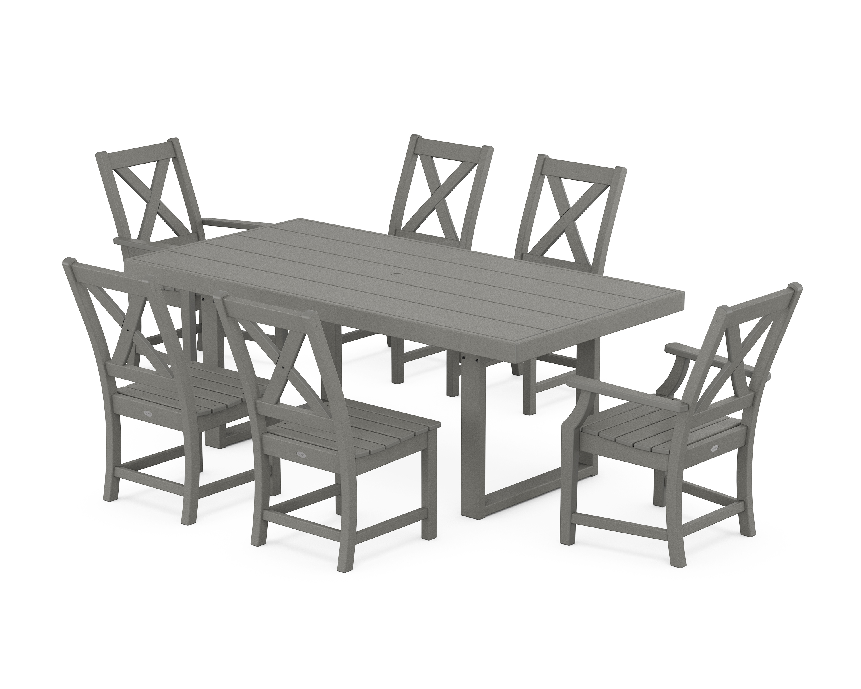 POLYWOOD Braxton 7-Piece Dining Set