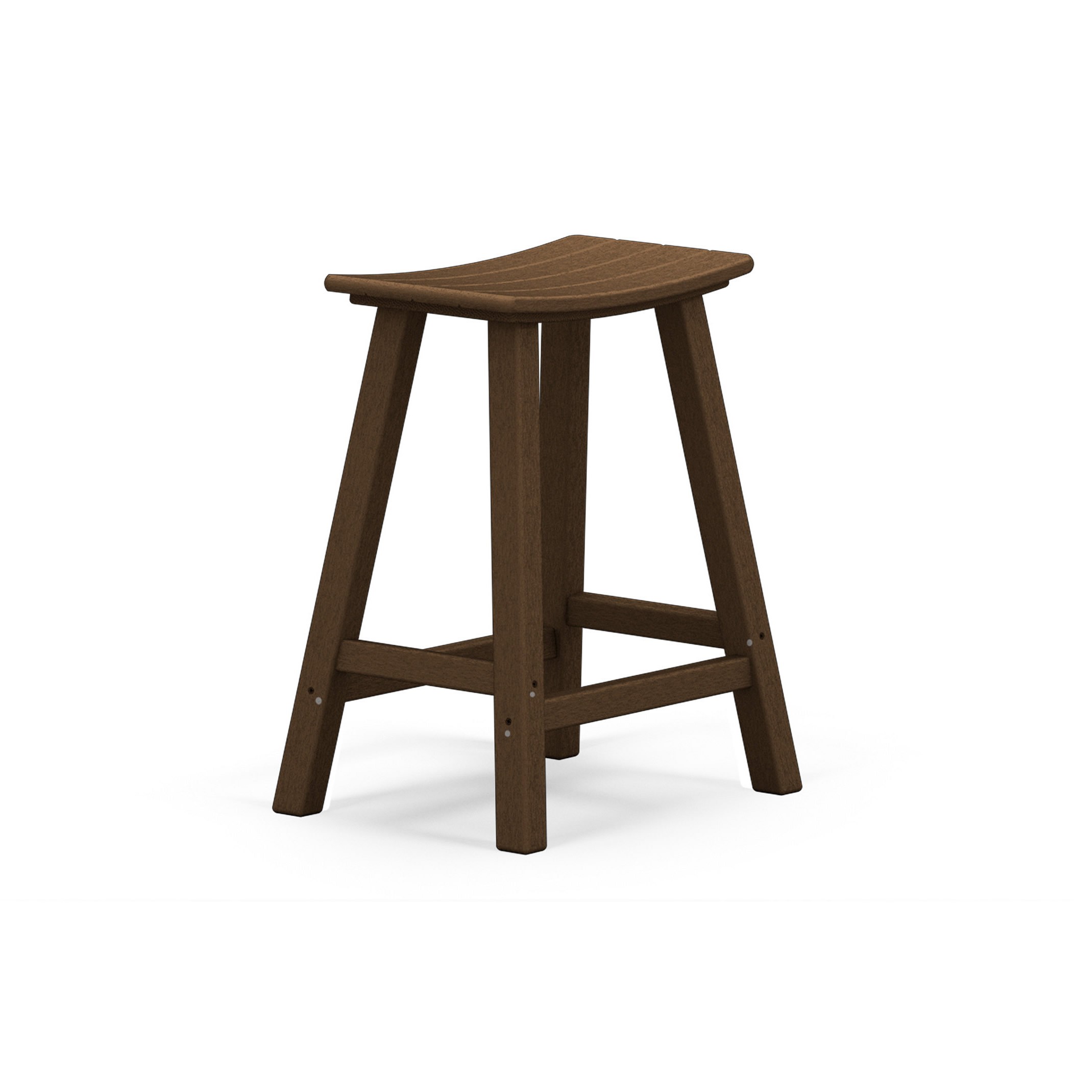 POLYWOOD Traditional 30 in Saddle Bar Stool
