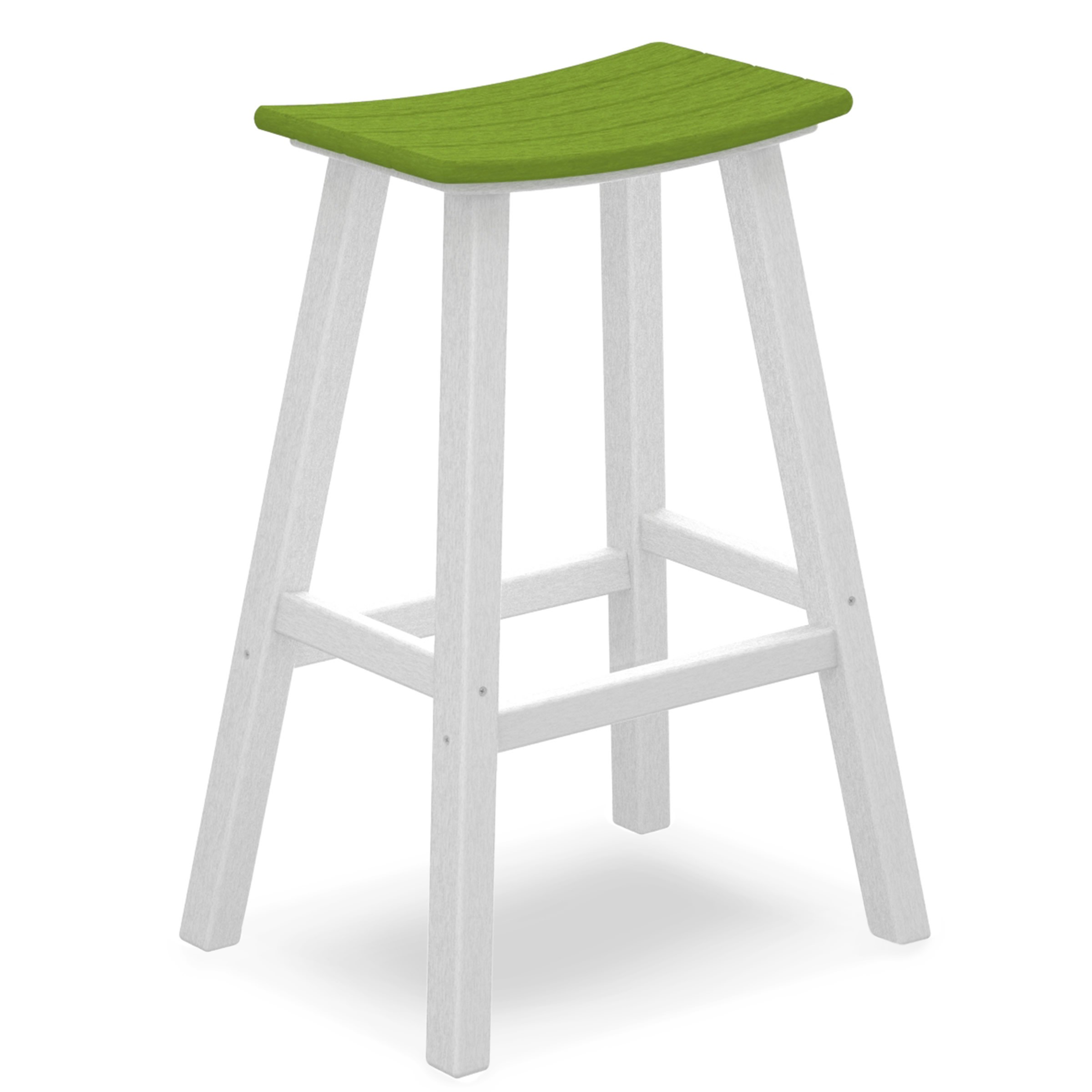 POLYWOOD Contempo 30 in Saddle Bar Stool