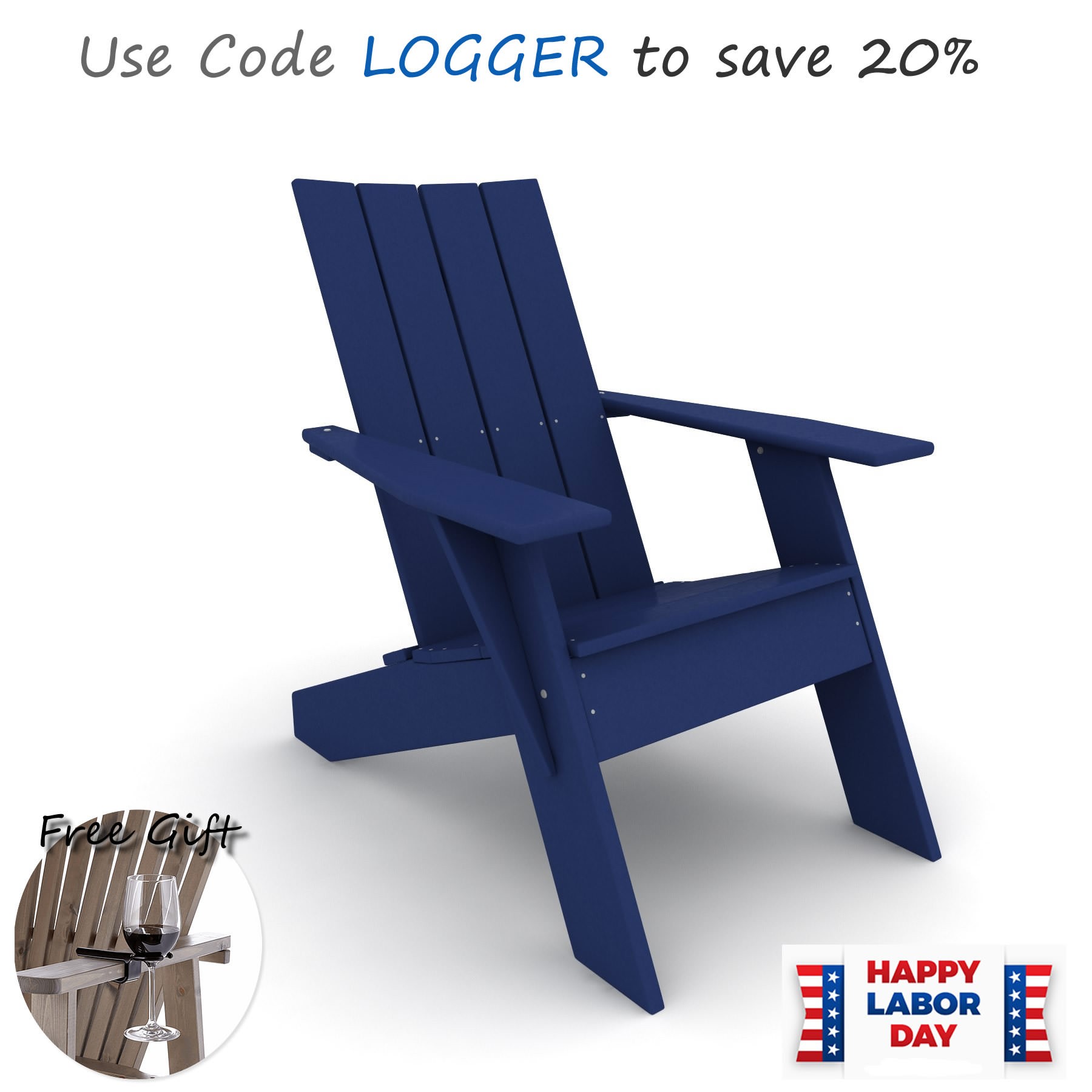 Loggerhead Modern Adirondack Chair