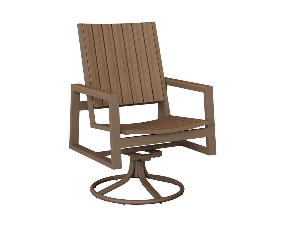 Berlin Gardens Vida Swivel Rocker Dining Chair