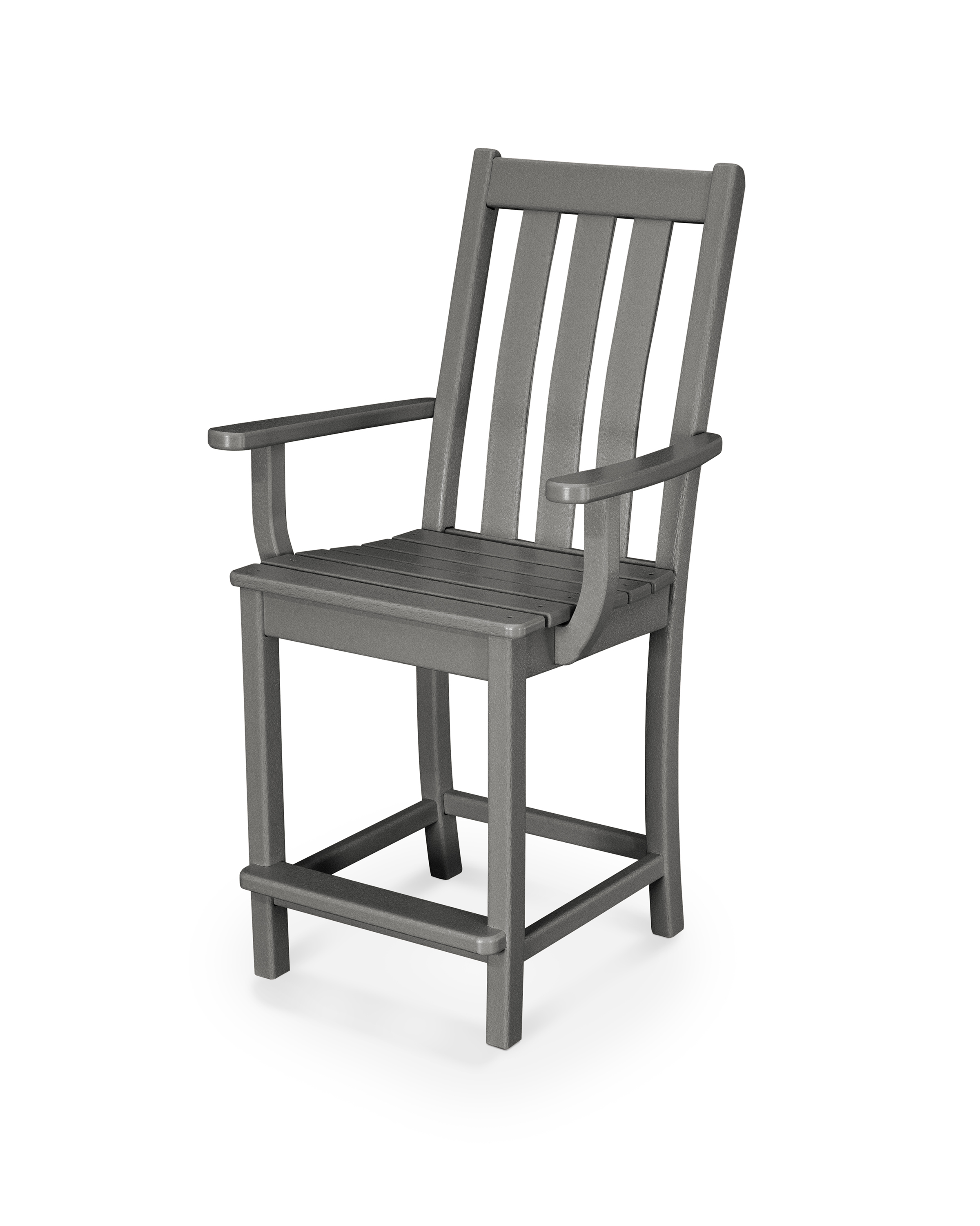 POLYWOOD Vineyard Counter Arm Chair
