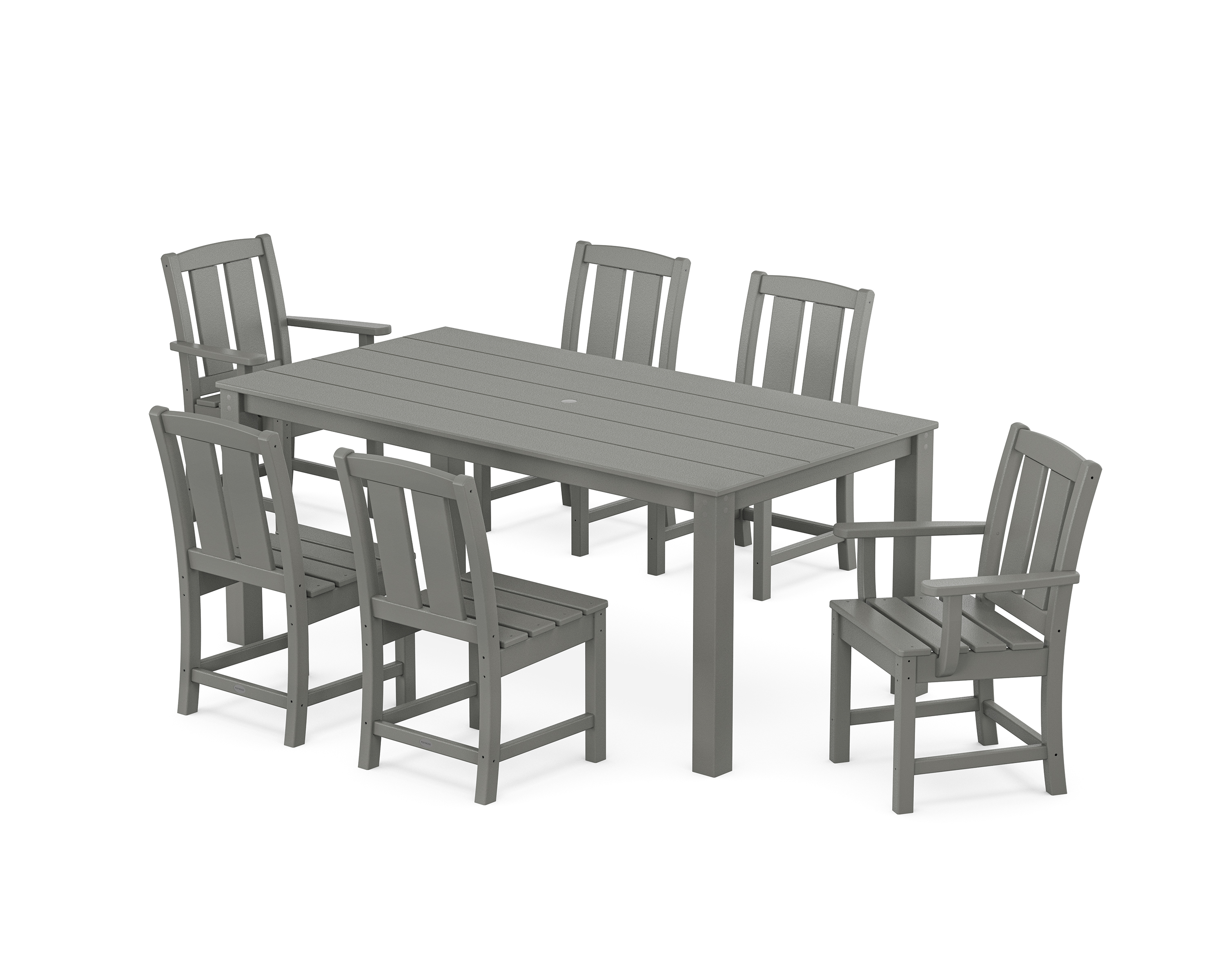POLYWOOD Mission 7-Piece Parsons Dining Set
