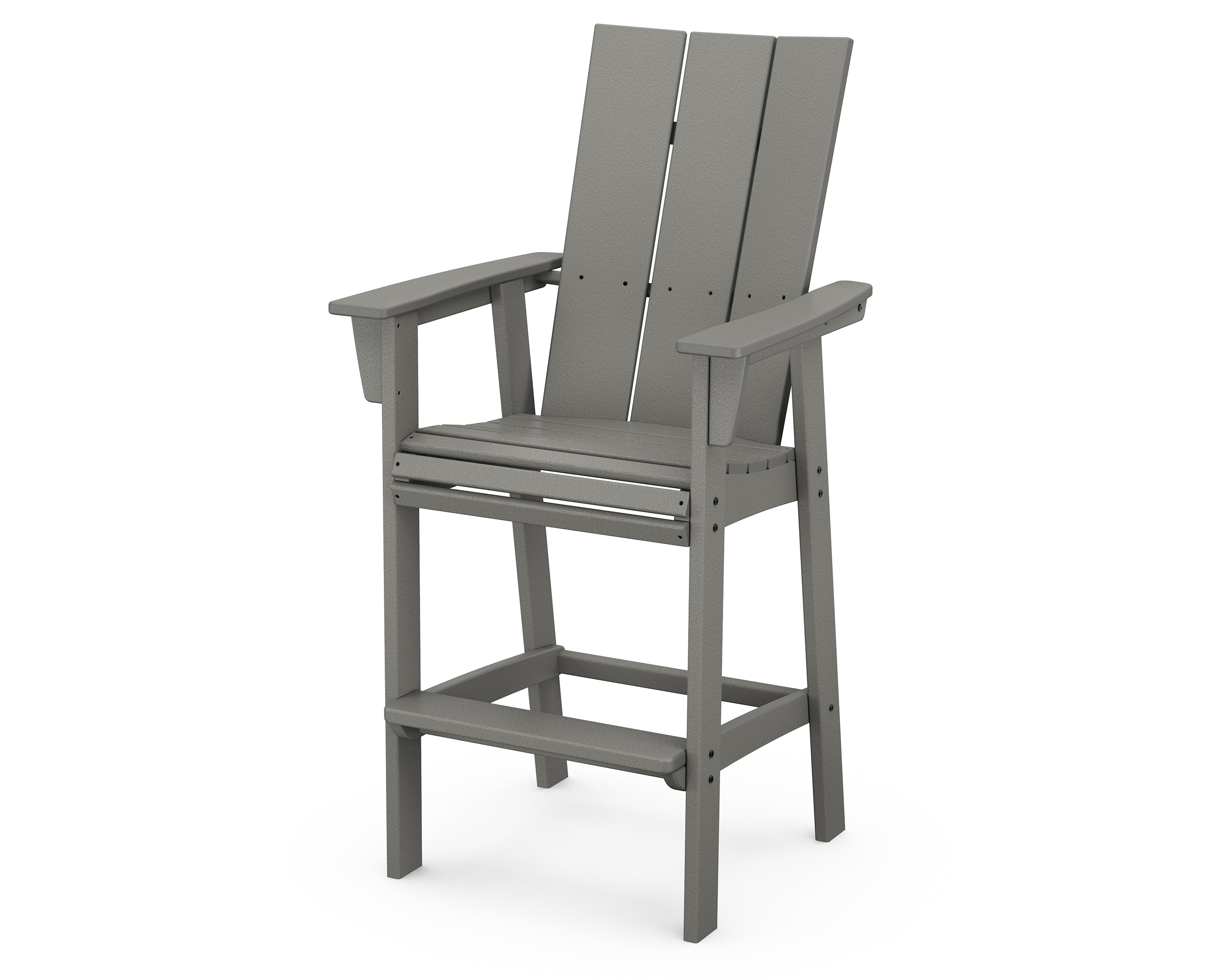 POLYWOOD Modern Curveback Adirondack Bar Chair