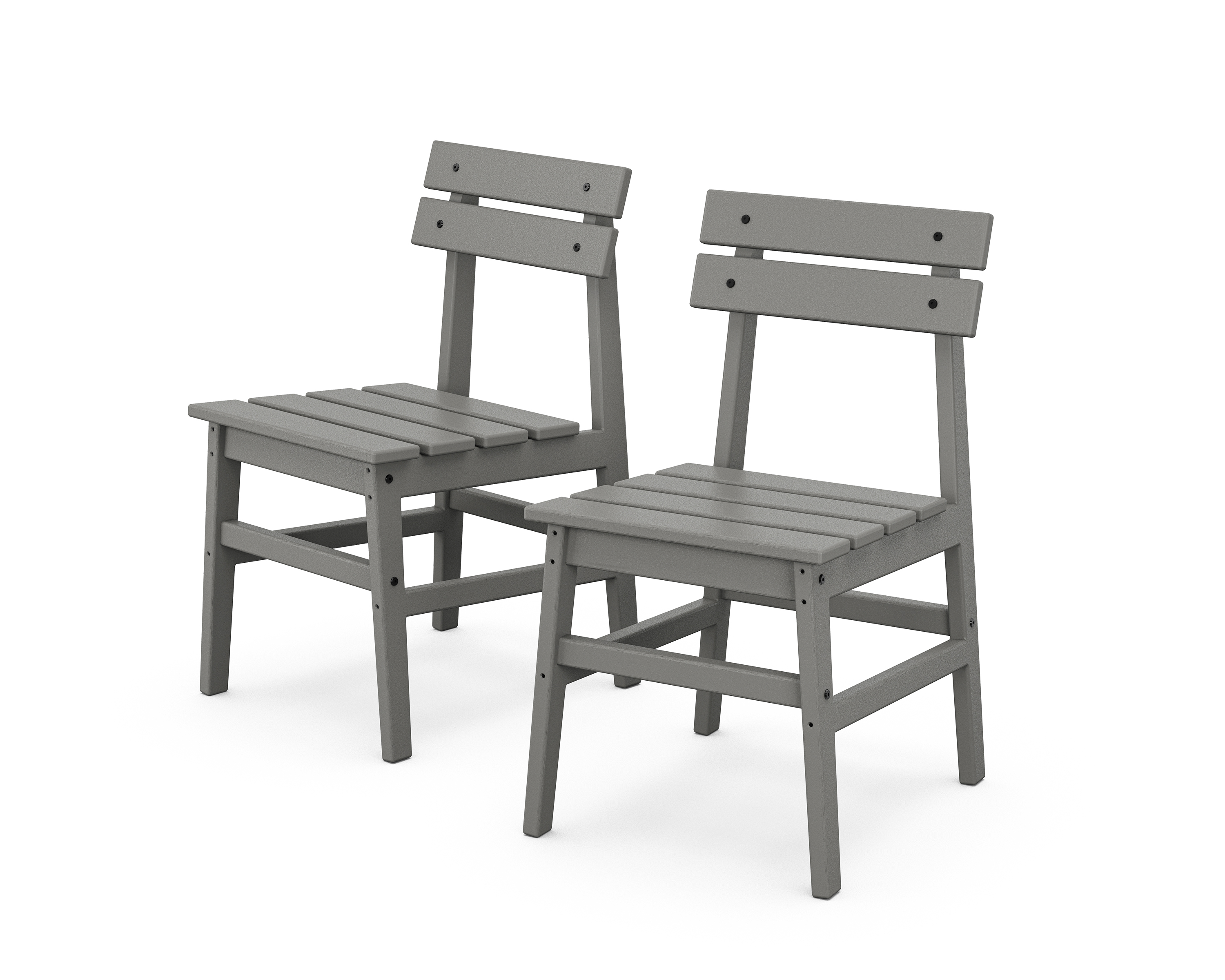 POLYWOOD Modern Studio Plaza Chair 2-Pack