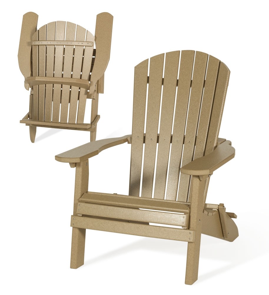 Amish Poly Folding Adirondack Chair