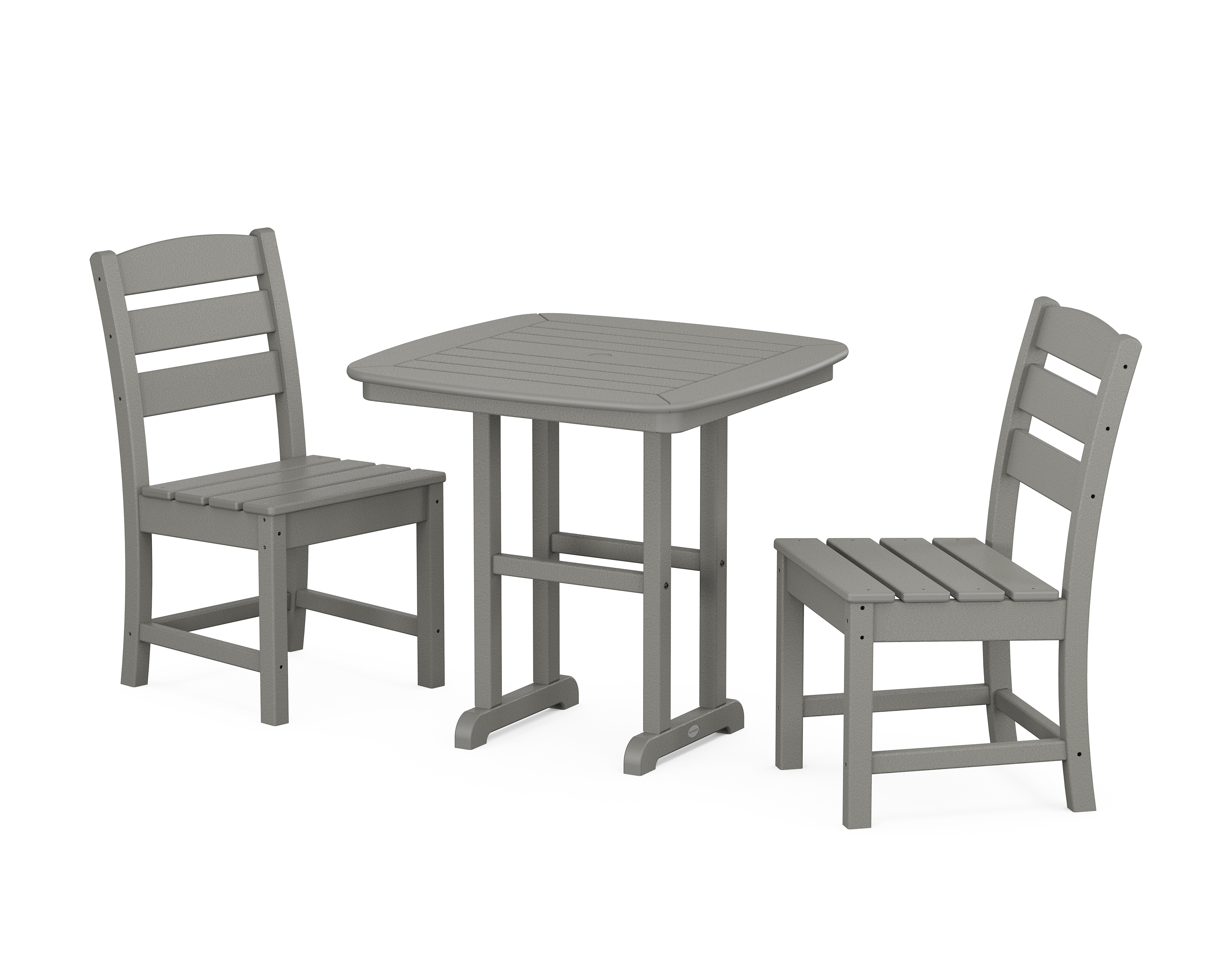 POLYWOOD Lakeside Side Chair 3-Piece Dining Set