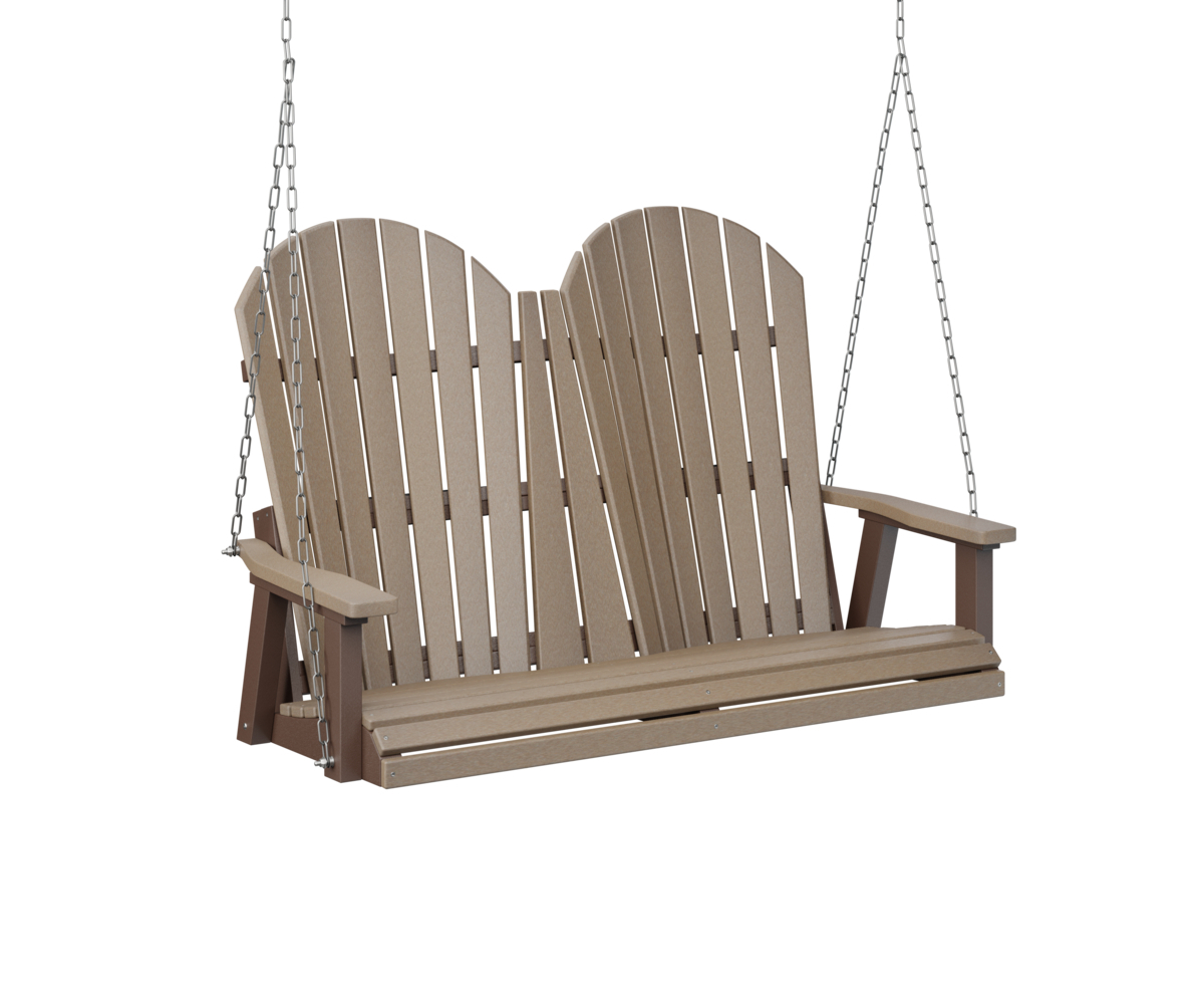 Berlin Gardens Comfo Back Double Swing with Stainless Steel Chains