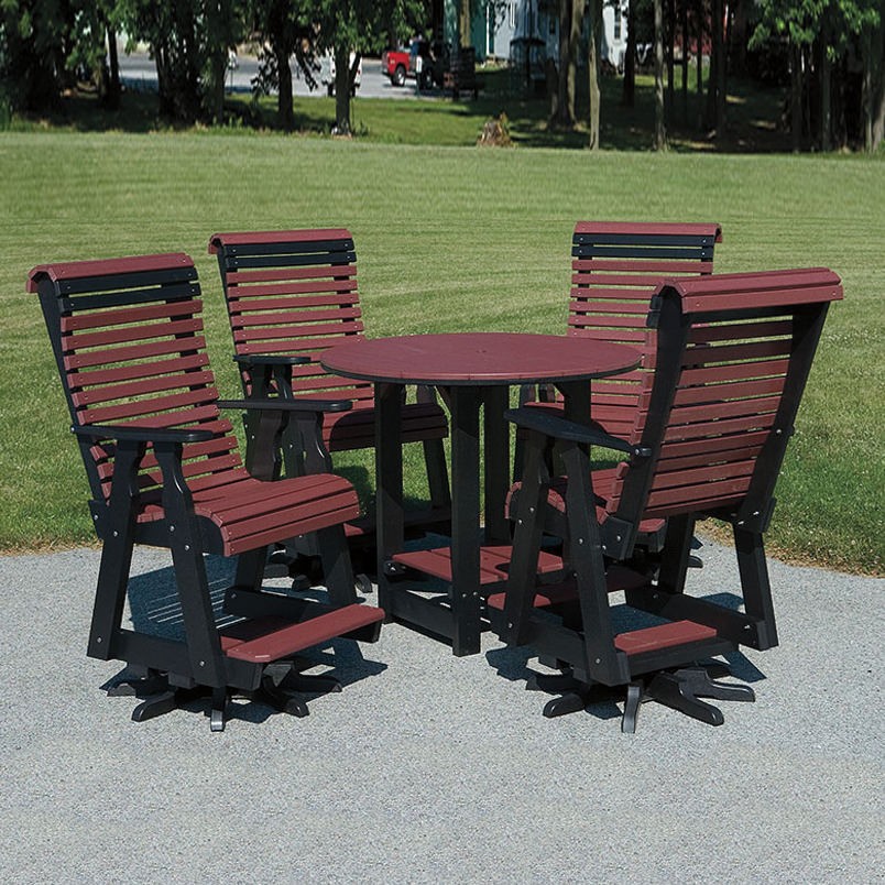 Amish Craft Poly Rollback 5pc Pub Set