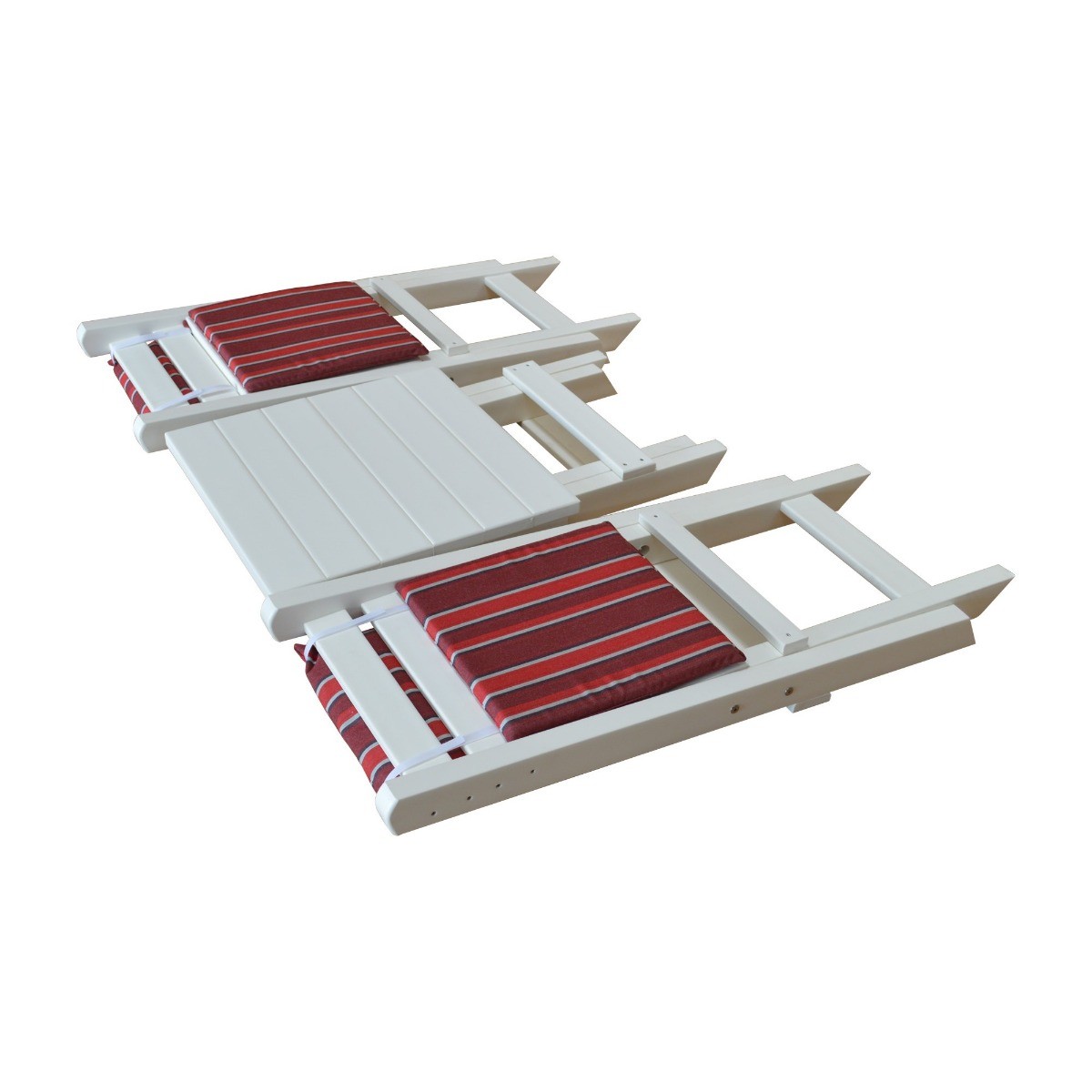 A&L Furniture Coronado Square Folding Bistro Set