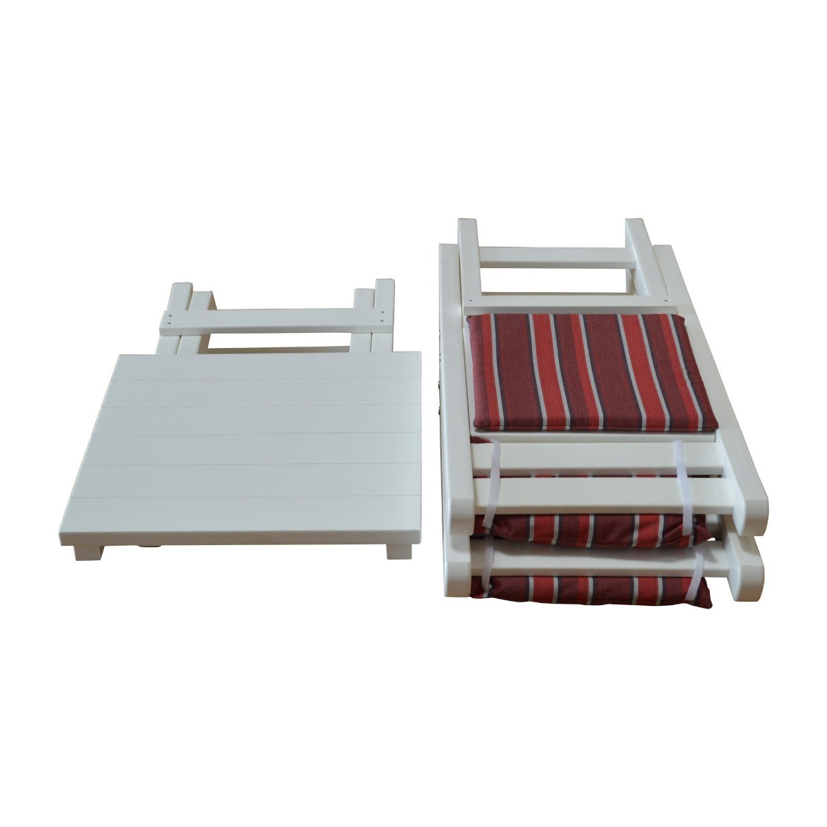 A&L Furniture Coronado Square Folding Bistro Set