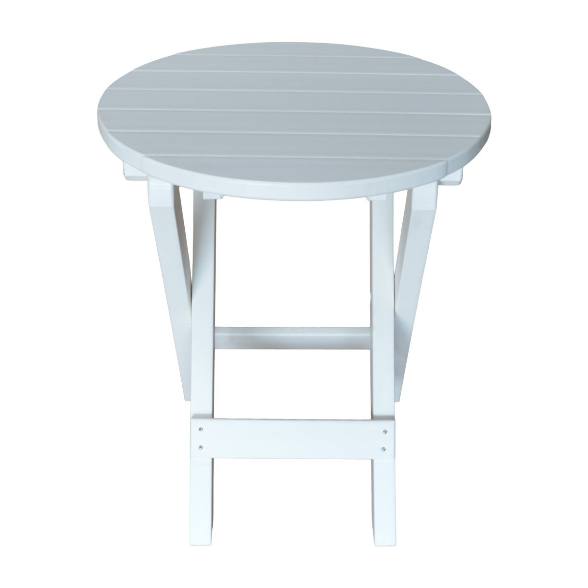 A&L Furniture Round Folding Bistro Table