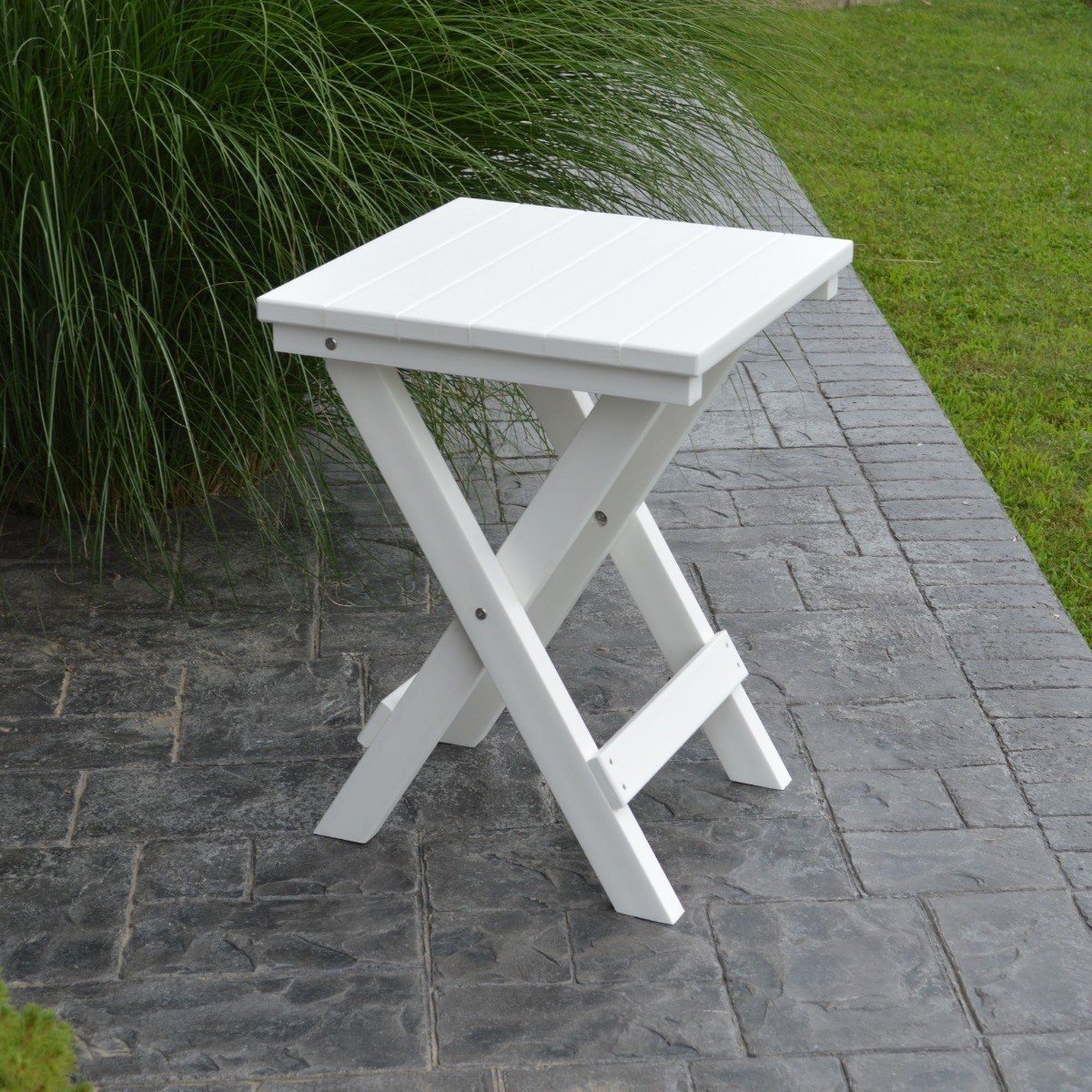 A&L Furniture Square Folding Bistro Table