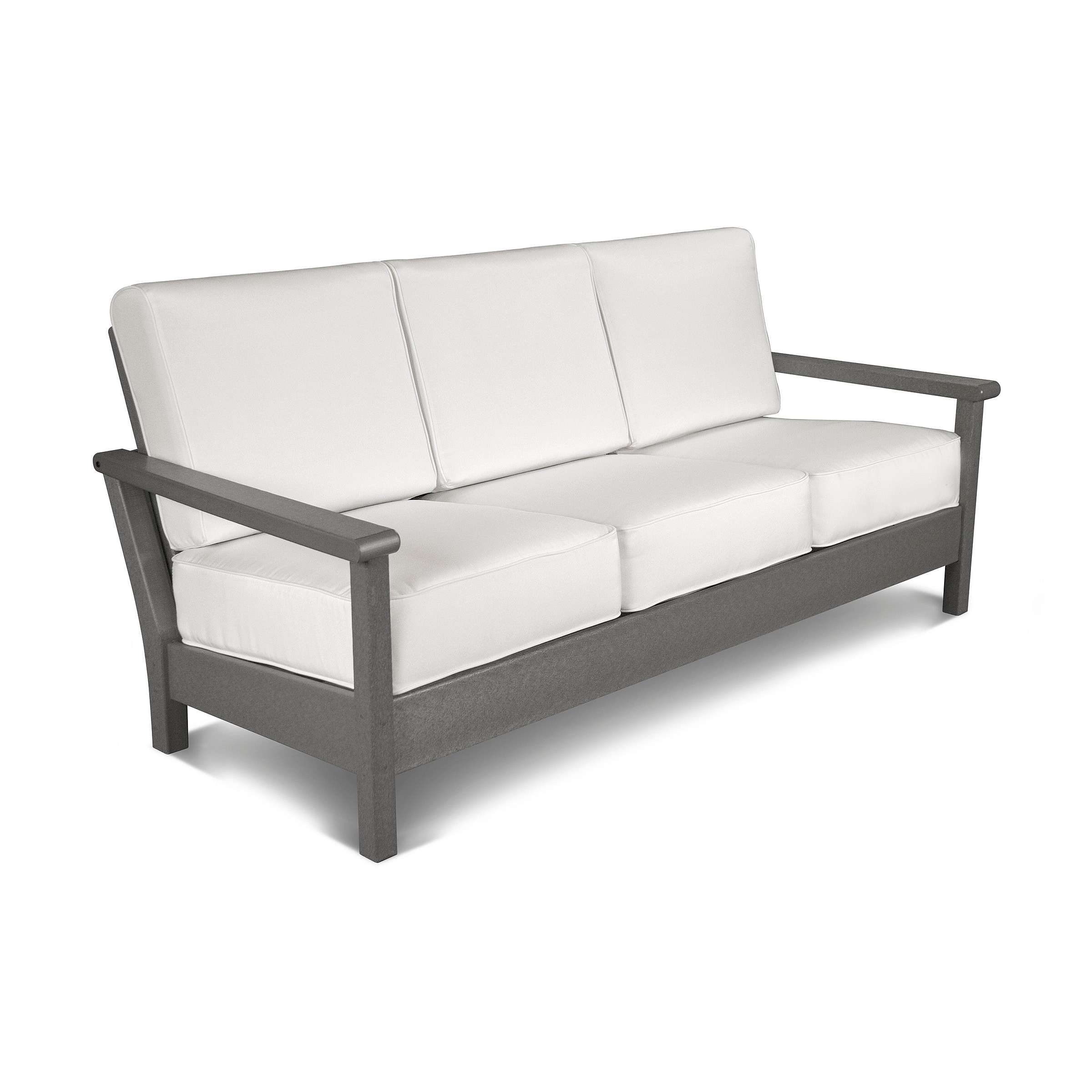 Slate Grey with Natural Cushions