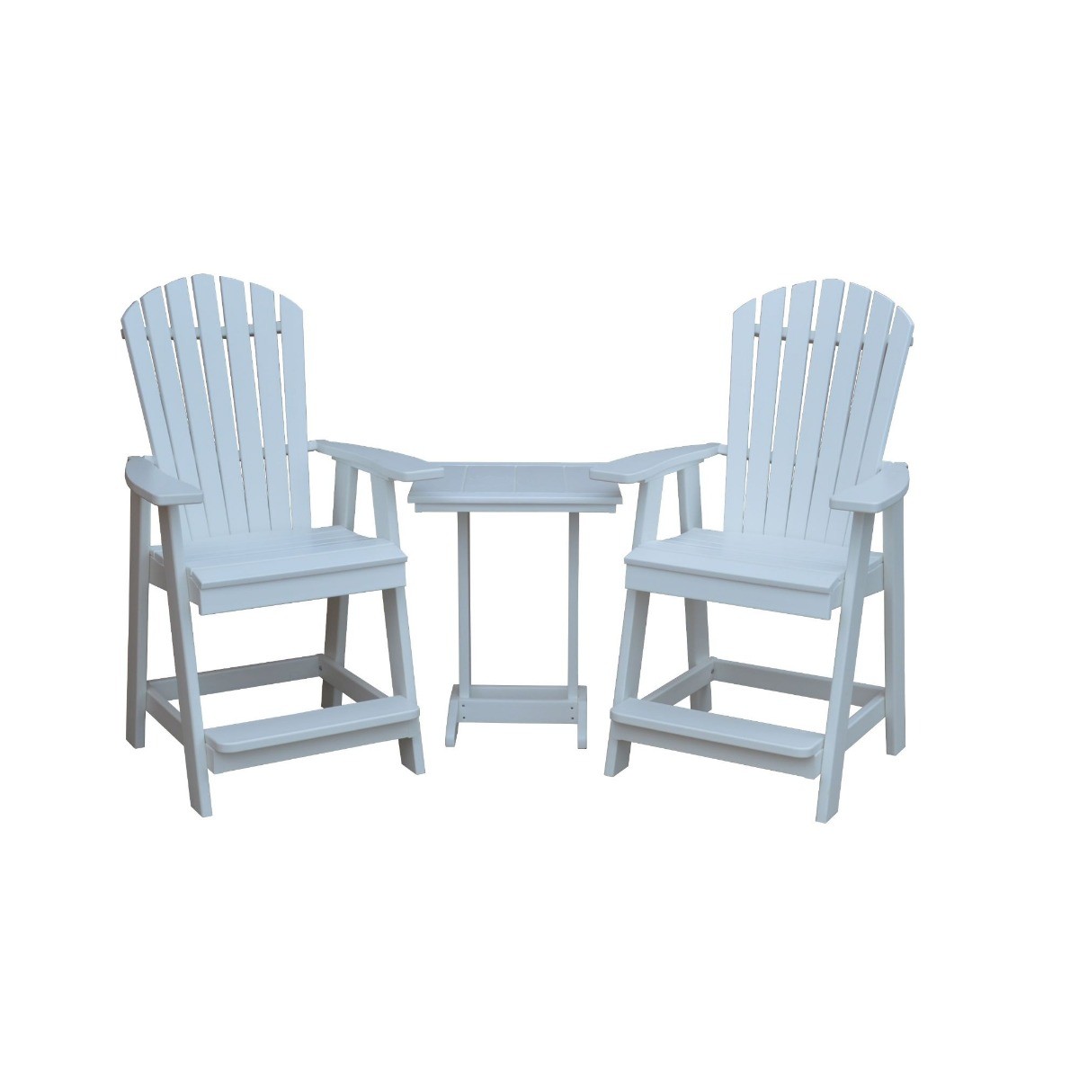 A&L Furniture Fanback Counter Chair