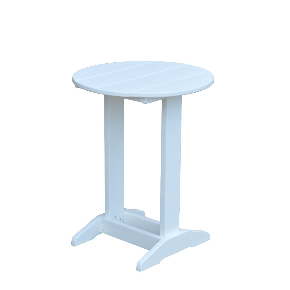 A&L Furniture Round Balcony Side Table