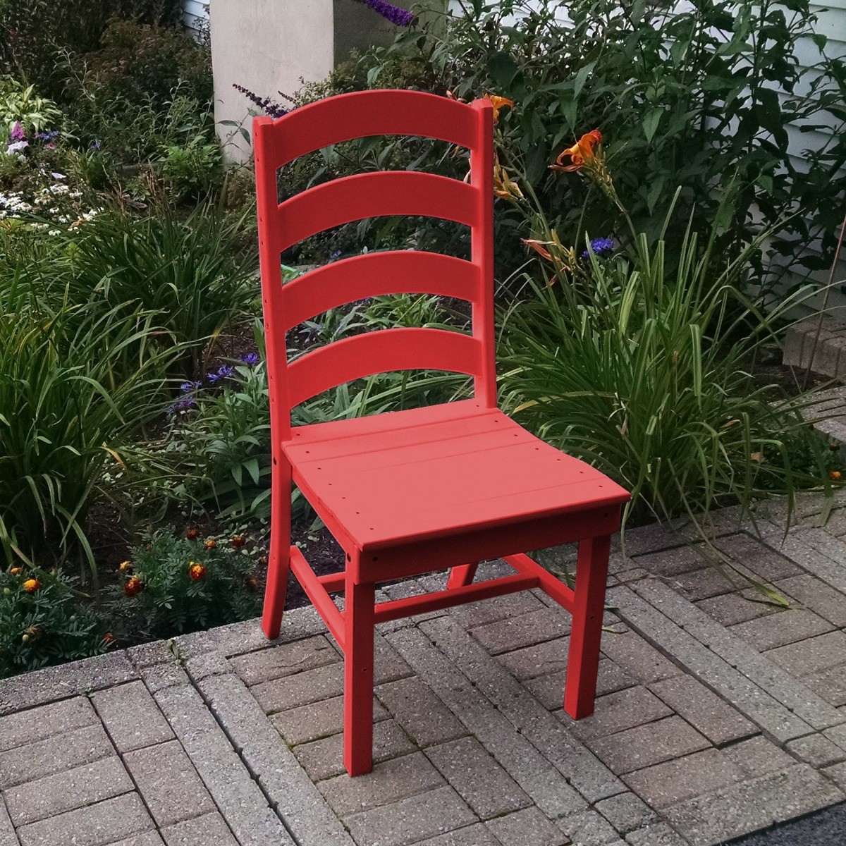 A&L Furniture Ladderback Dining Chair Without Arms