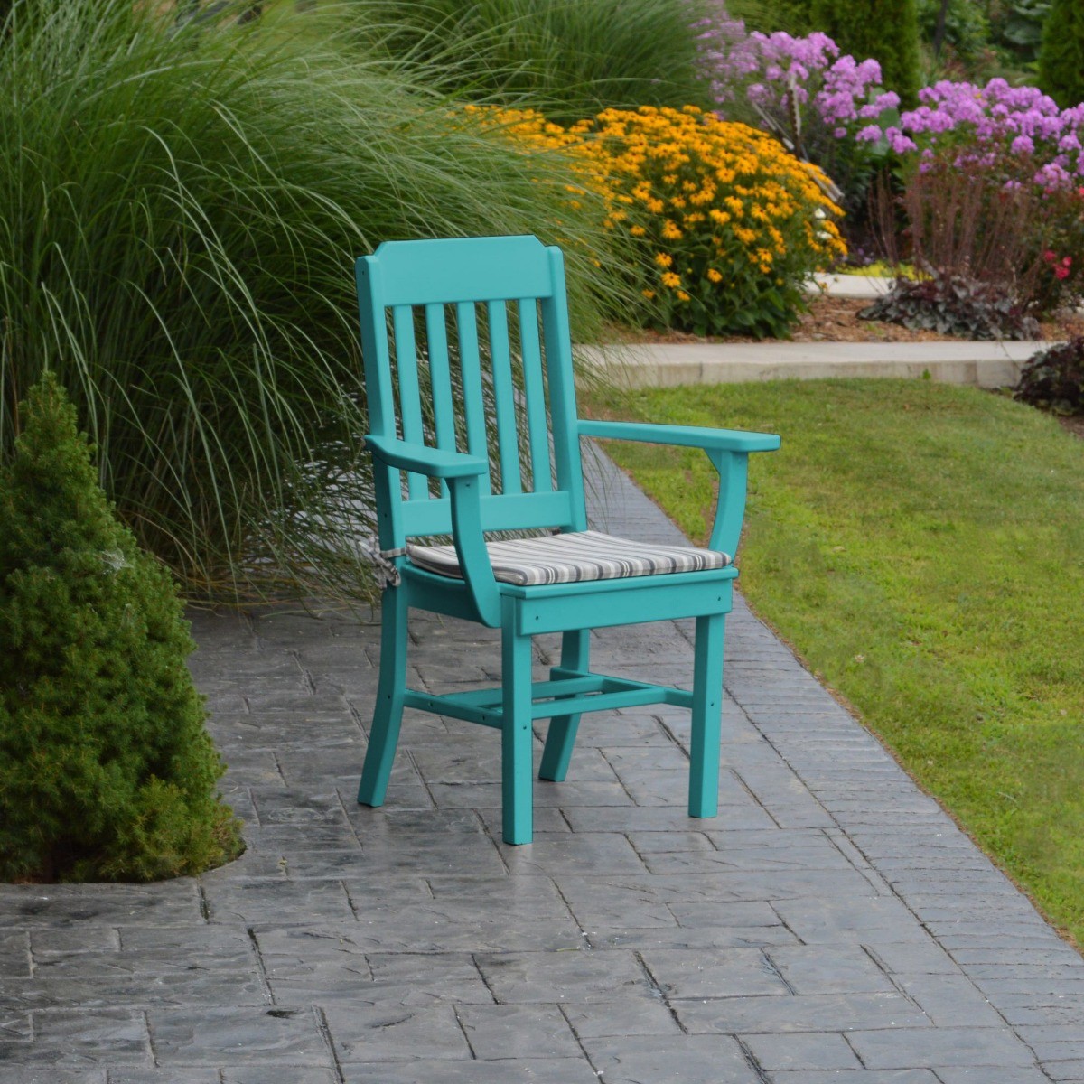 A&L Furniture Traditional Dining Chair With Arms