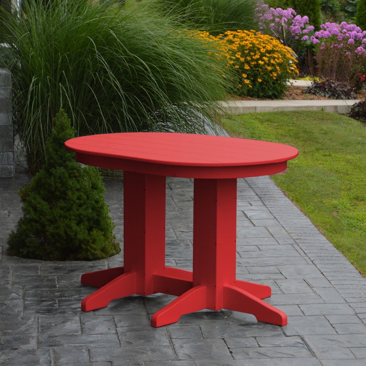 A&L Furniture 4 ft Oval Dining Table