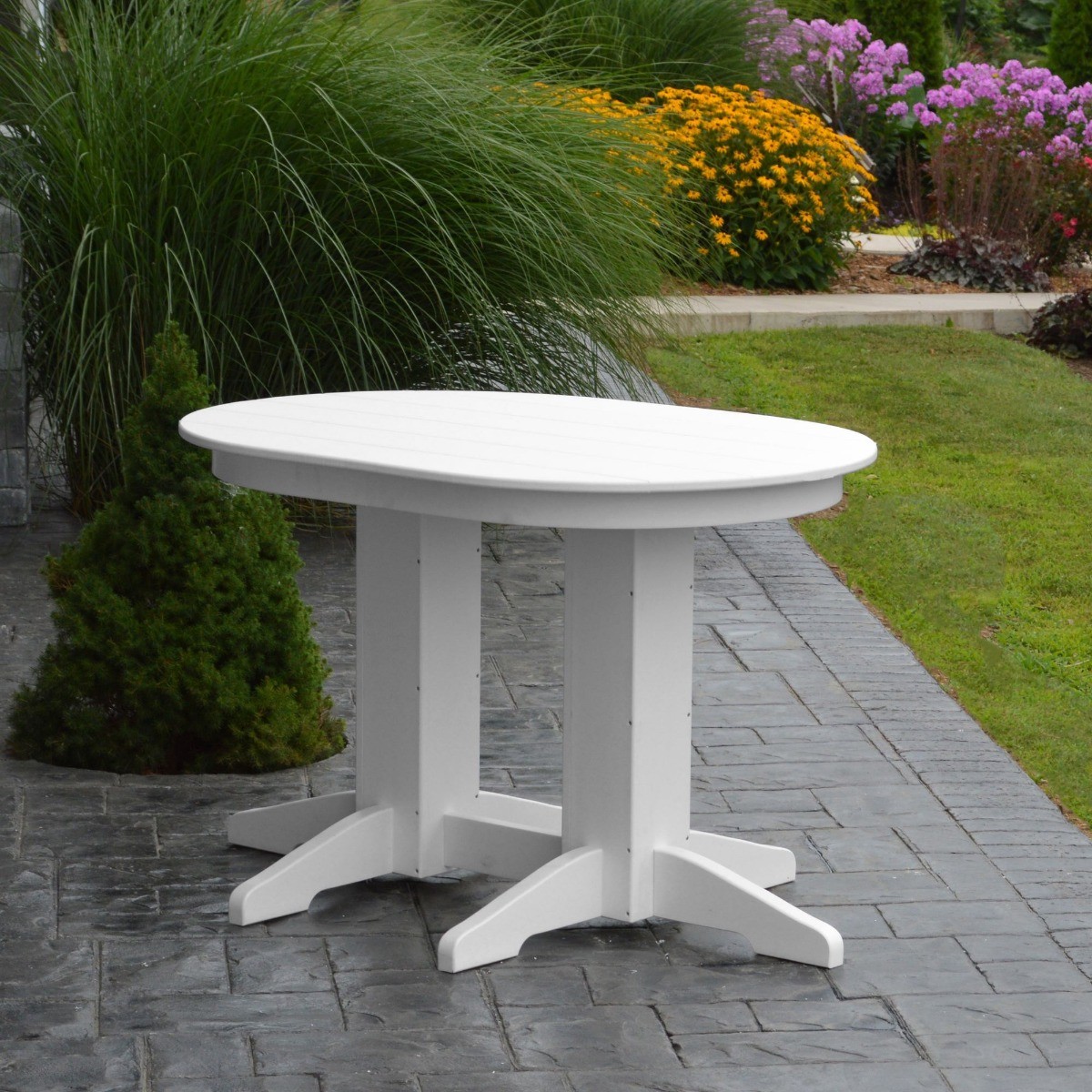 A&L Furniture 4 ft Oval Dining Table