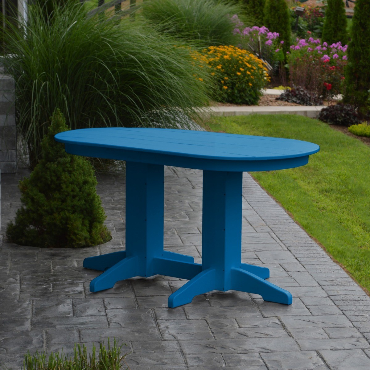 A&L Furniture 5 ft in Oval Dining Table