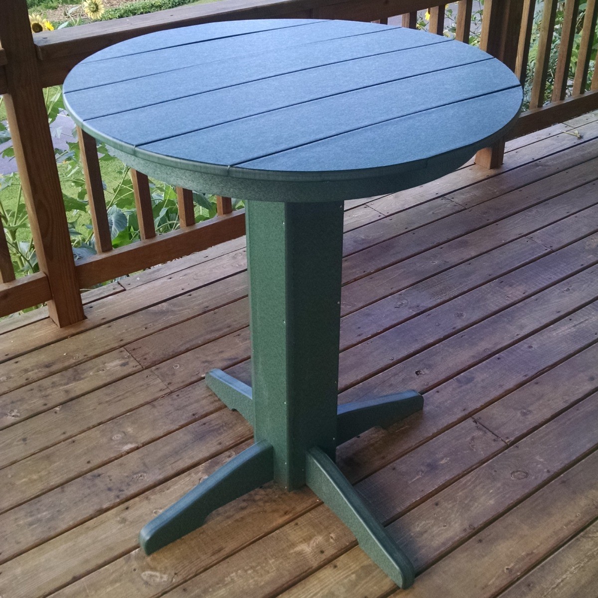 A&L Furniture 33 in Round Bar Table