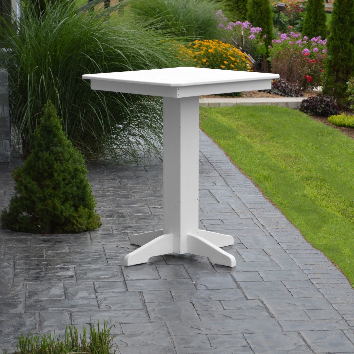A&L Furniture 33 in Square Bar Table