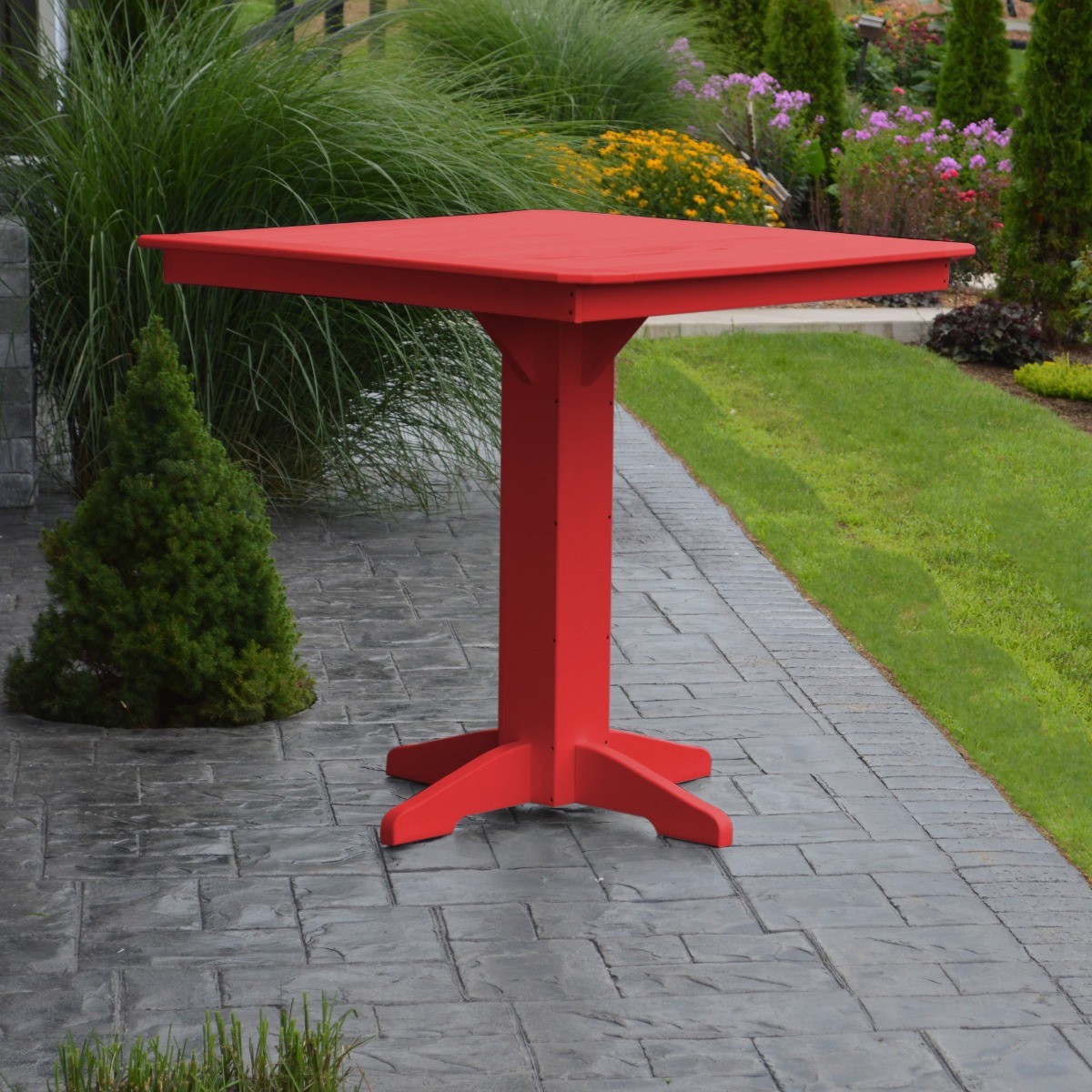 A&L Furniture 44 in Square Bar Table