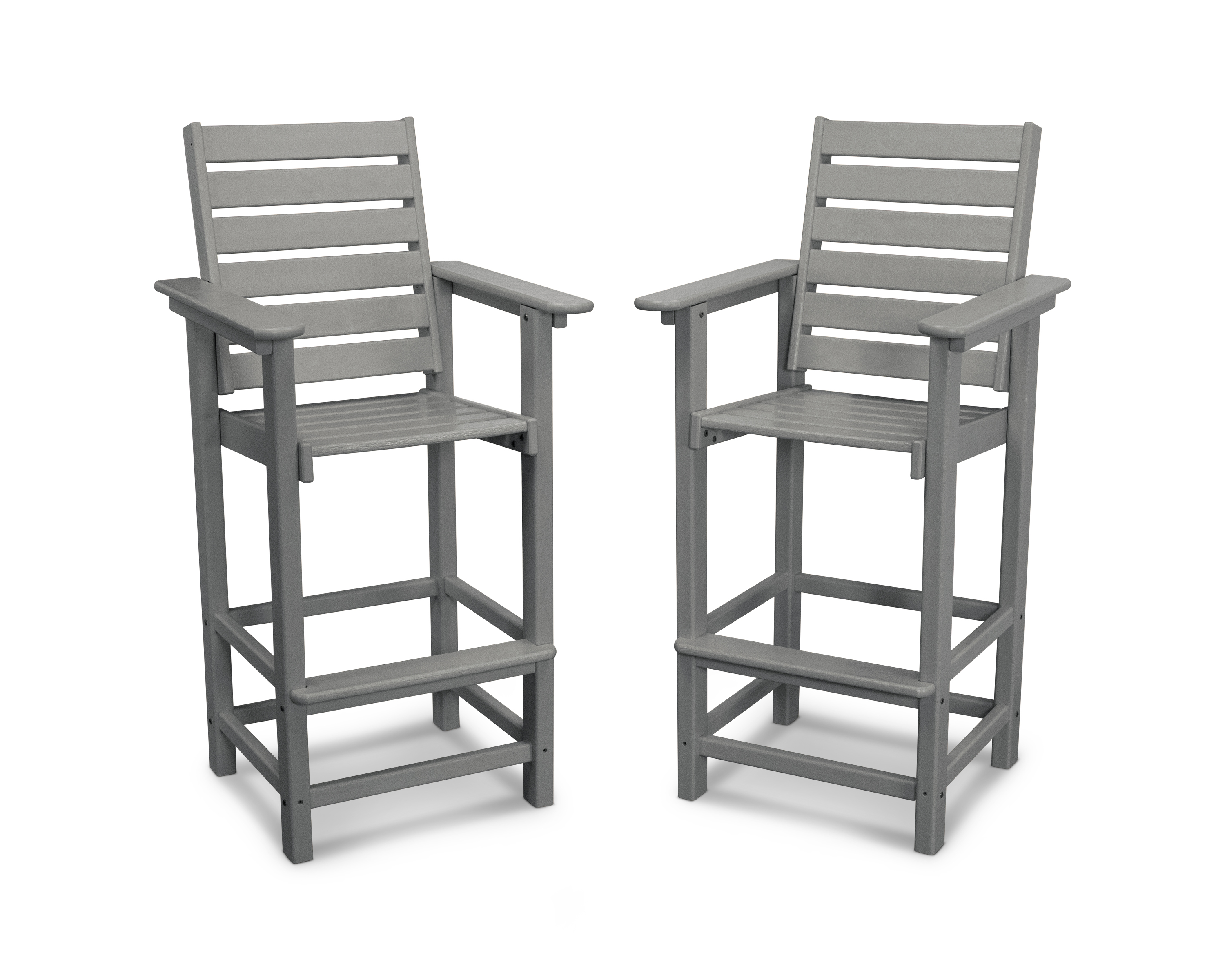 POLYWOOD Captain Bar Chair Duo
