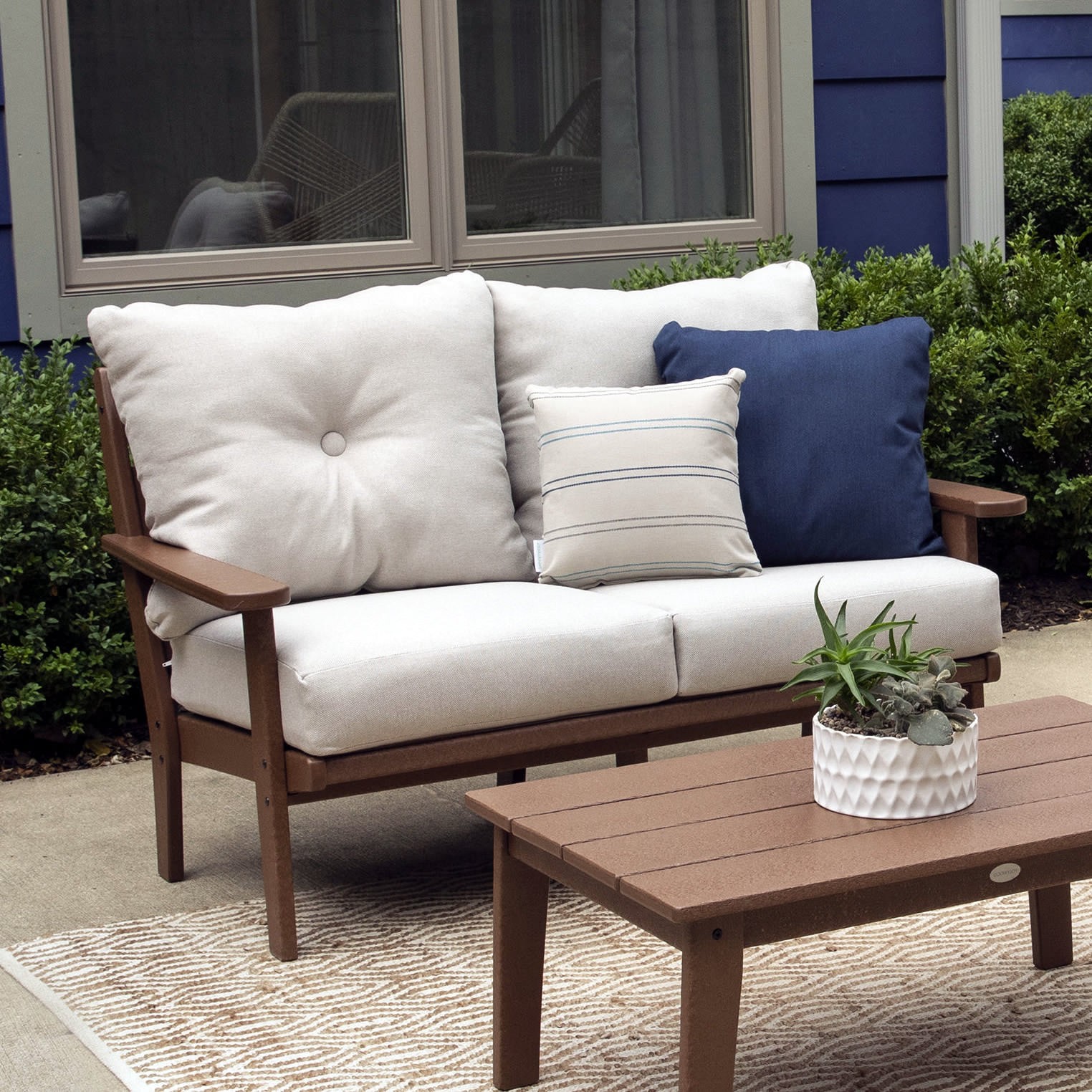 POLYWOOD® Lakeside Deep Seating Loveseat