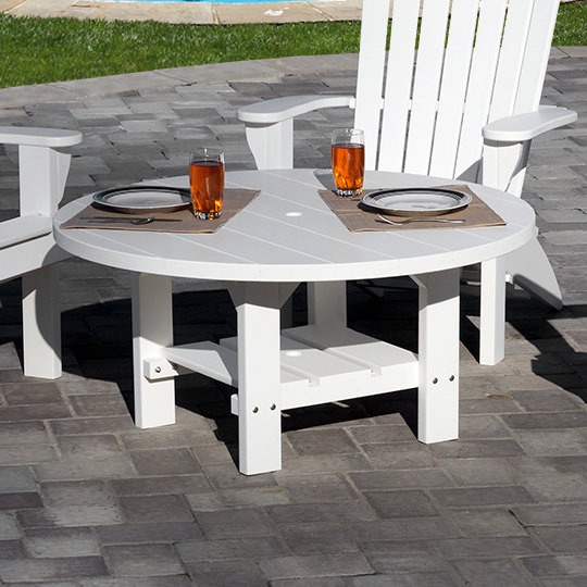 Amish Craft Poly 44in Round Conversation Table