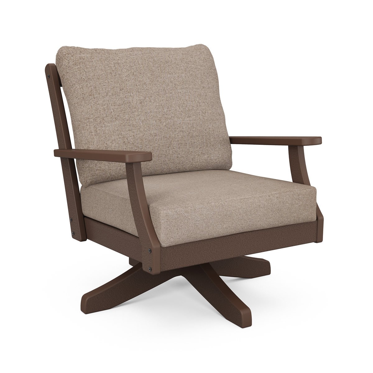 POLYWOOD® Braxton Deep Seating Swivel Chair