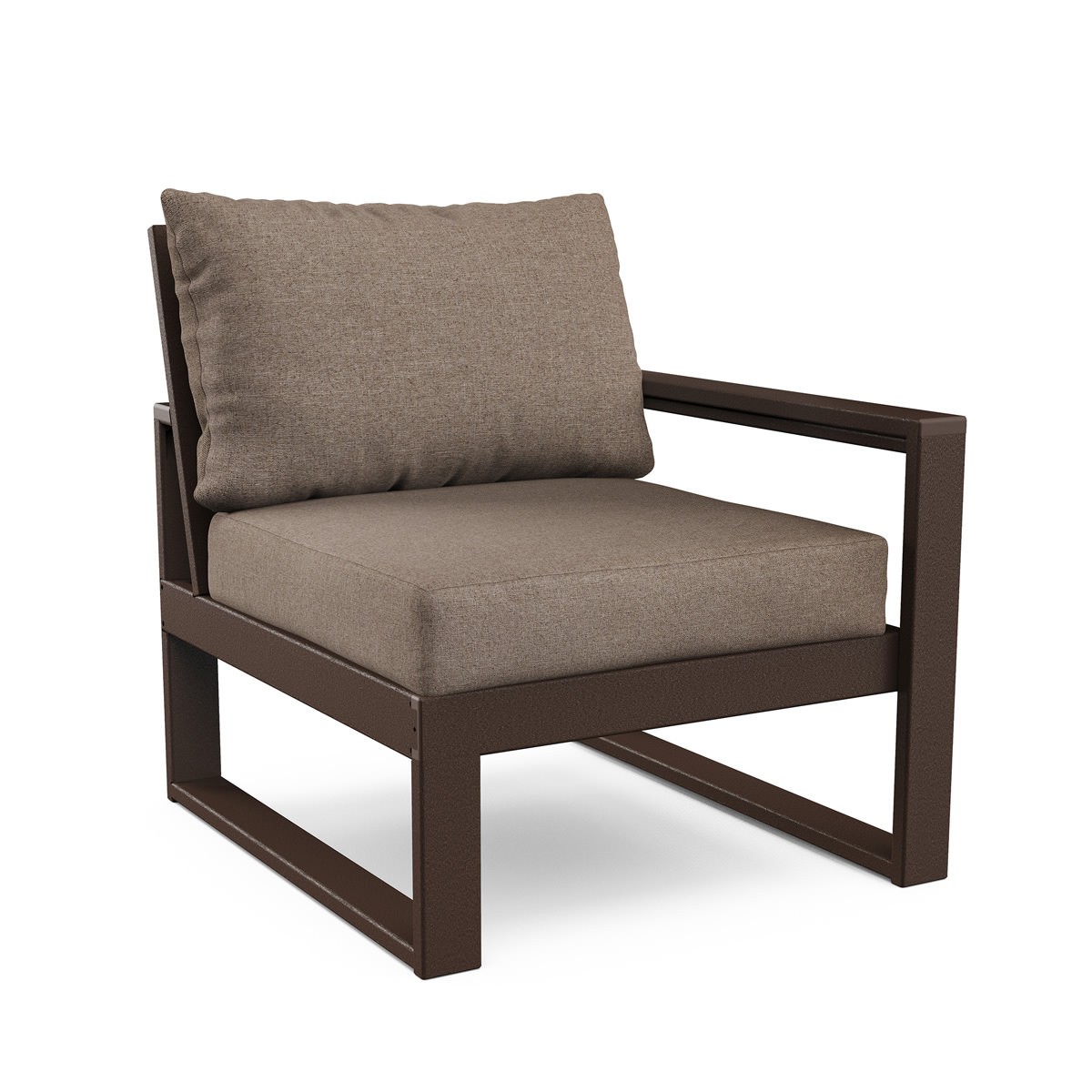 POLYWOOD® EDGE Modular Right Arm Chair