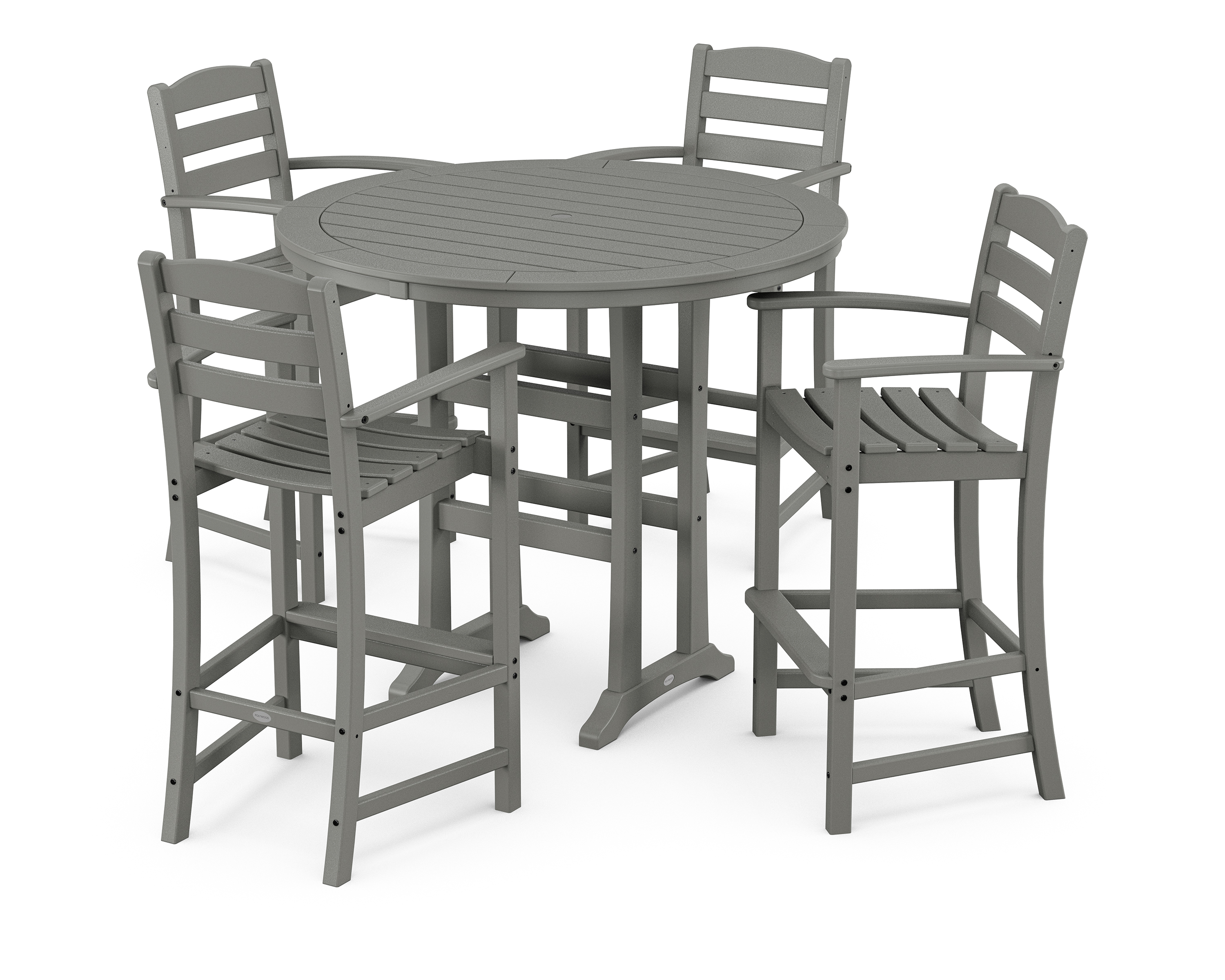 POLYWOOD La Casa Café 5-Piece Bar Dining Set