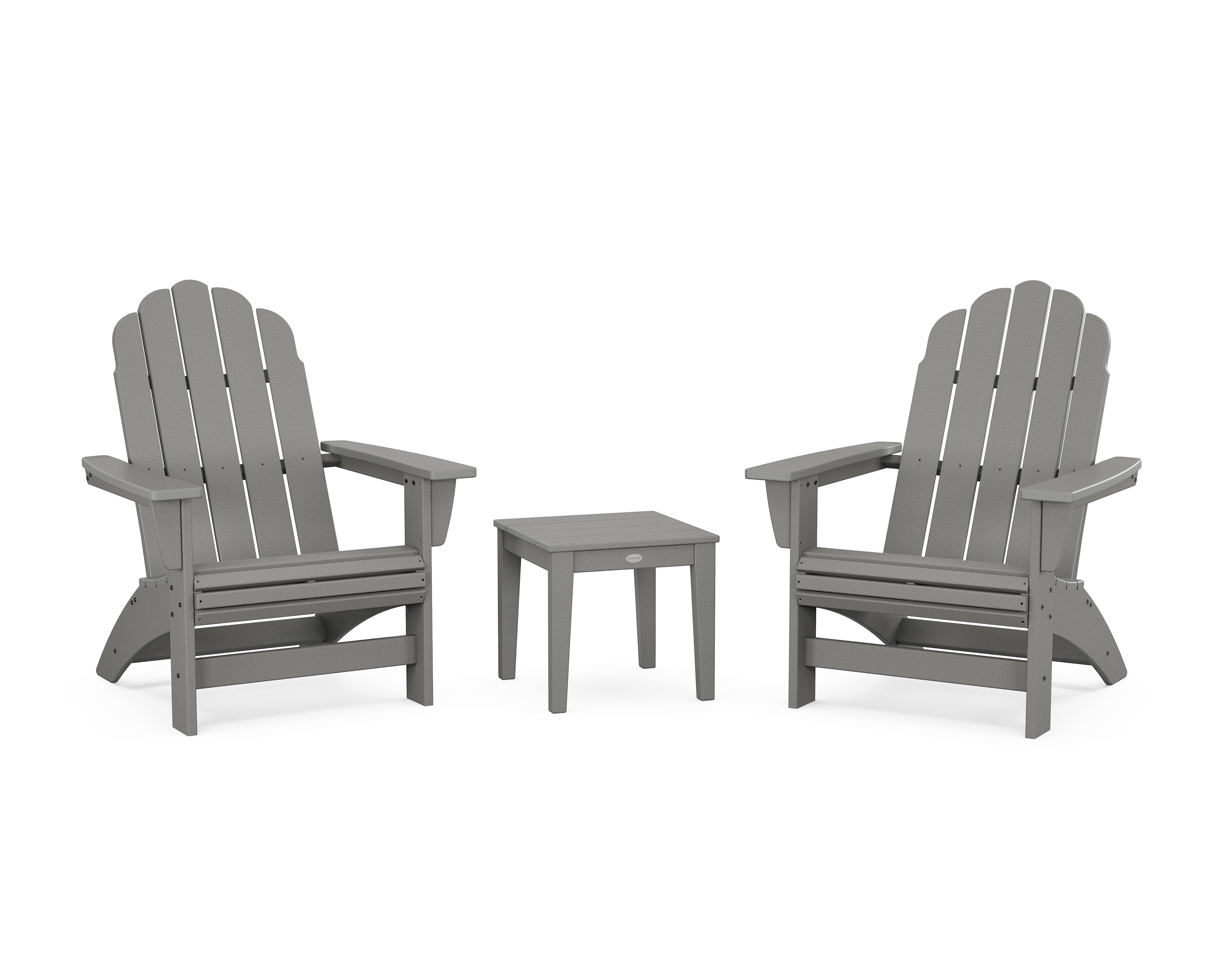 POLYWOOD 3-Piece Vineyard Grand Adirondack Set
