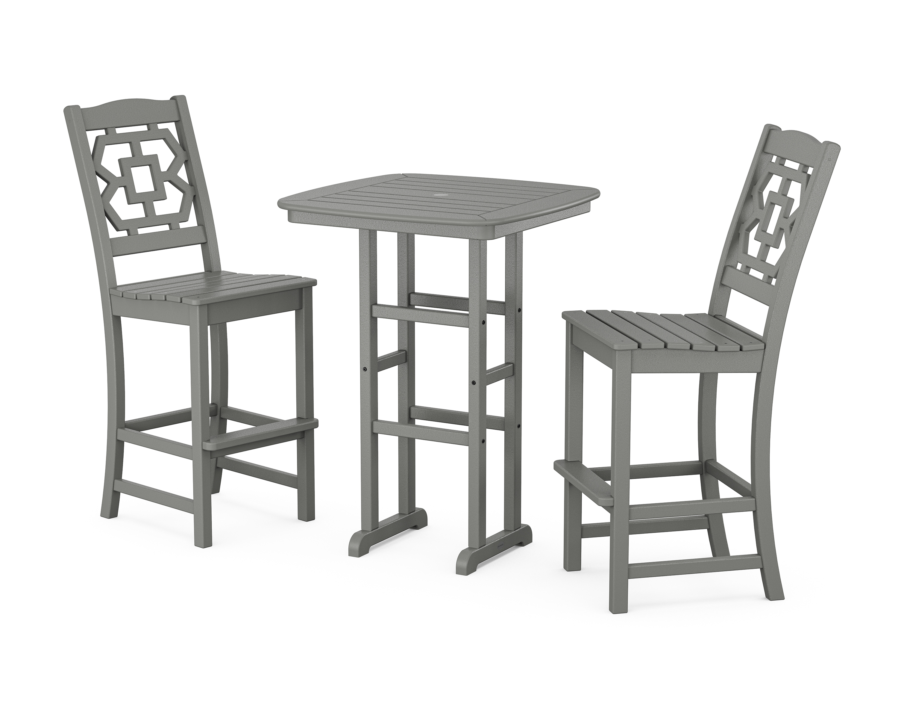 POLYWOOD Chinoiserie 3-Piece Bar Set