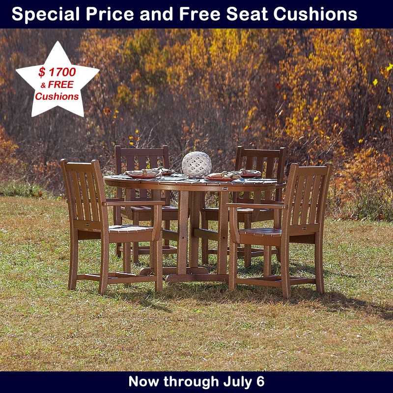 POLYWOOD Traditional Garden 5-Piece Dining Set