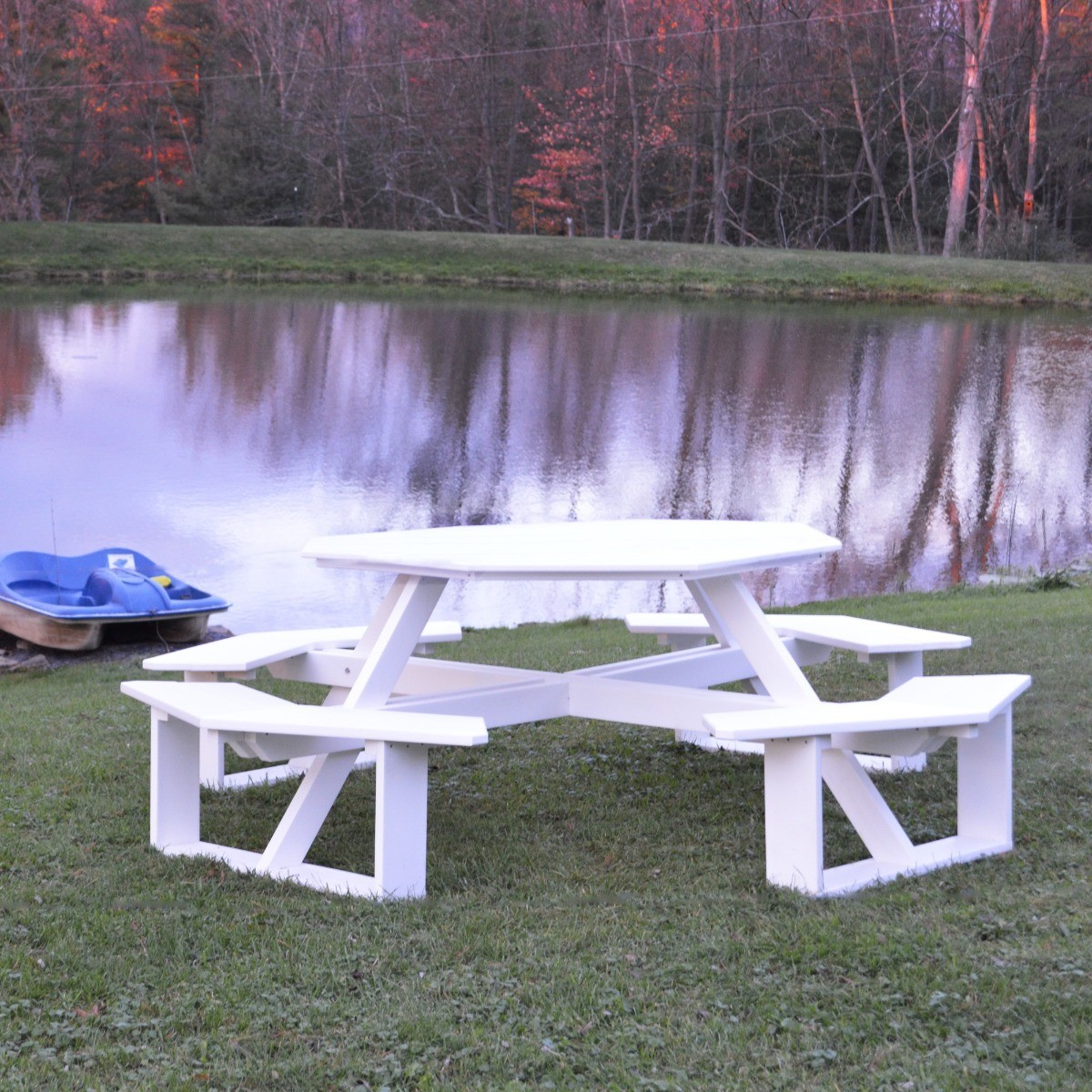 A&L Furniture 54 in Octagon Walk-In Table