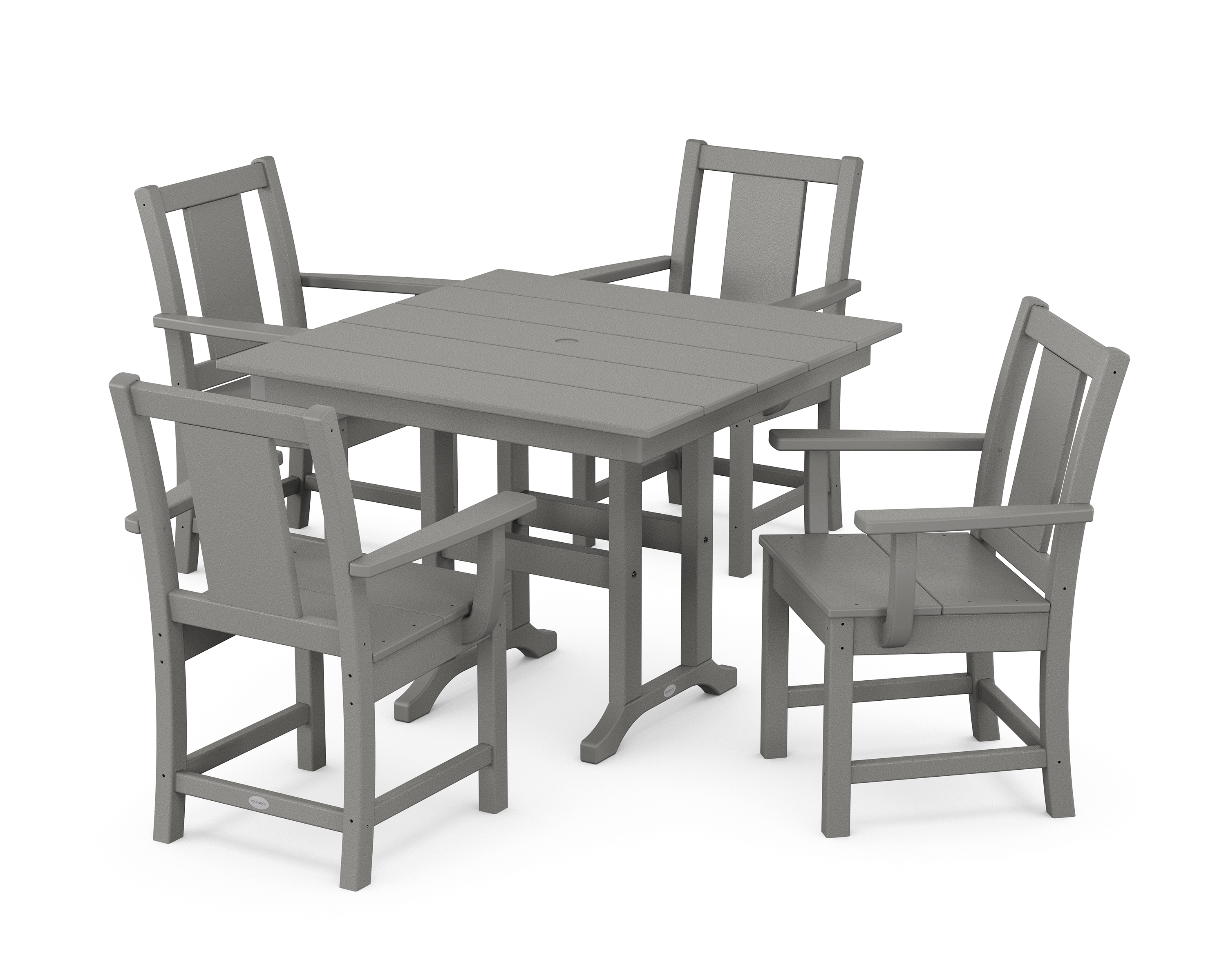 POLYWOOD Prairie 5-Piece Farmhouse Dining Set